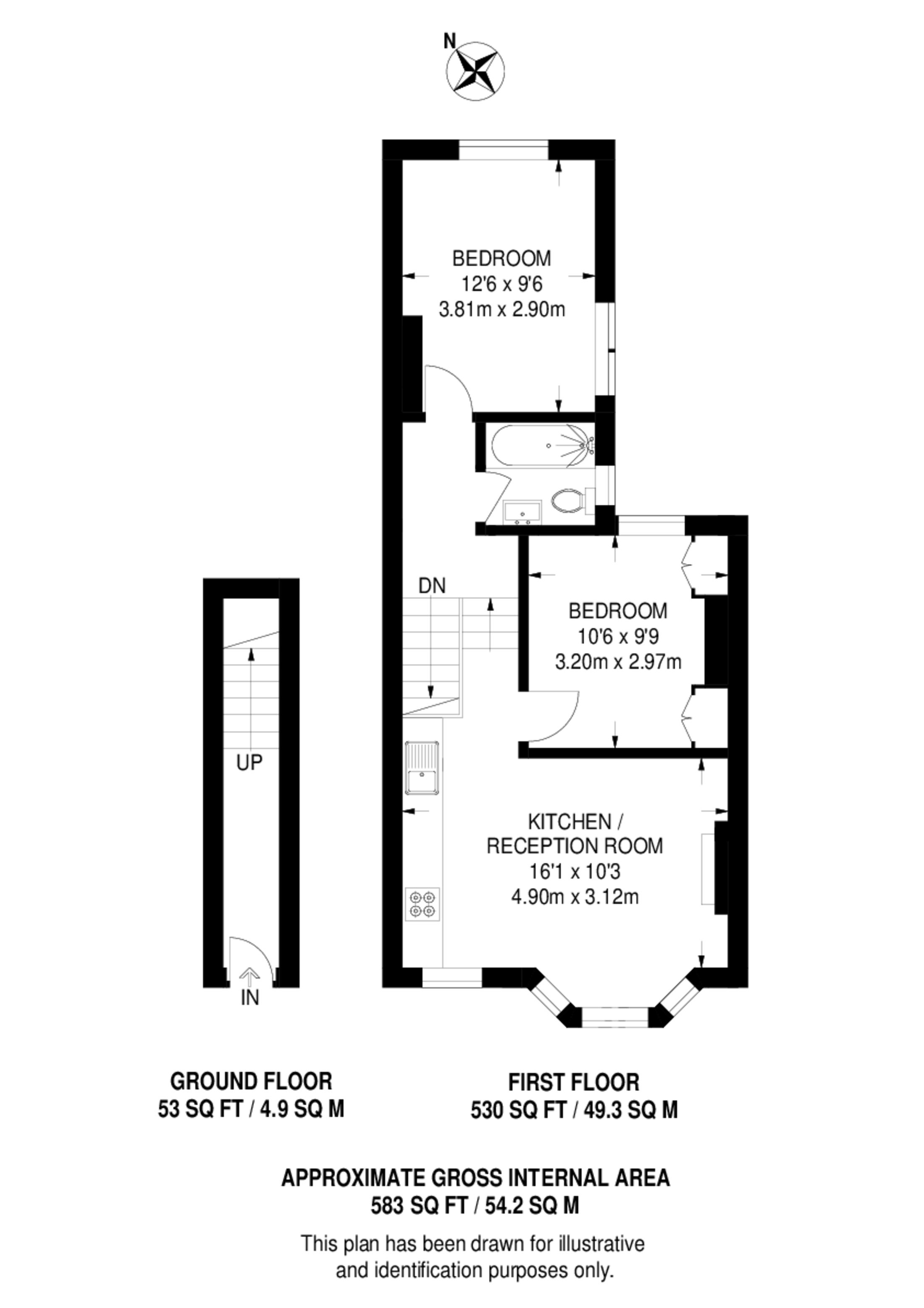 Petersfield Road,W3, Acton floorplan
