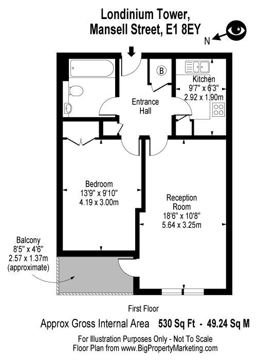 1 Bedrooms Flat to rent in Mansell Street, London E1