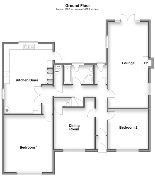 Wrotham Road South Street, Gravesend floorplan