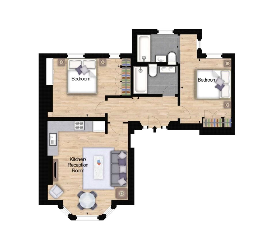 2 Bedrooms Flat to rent in Hamlet Gardens, 290 King Street, Ravenscourt Park, London W6