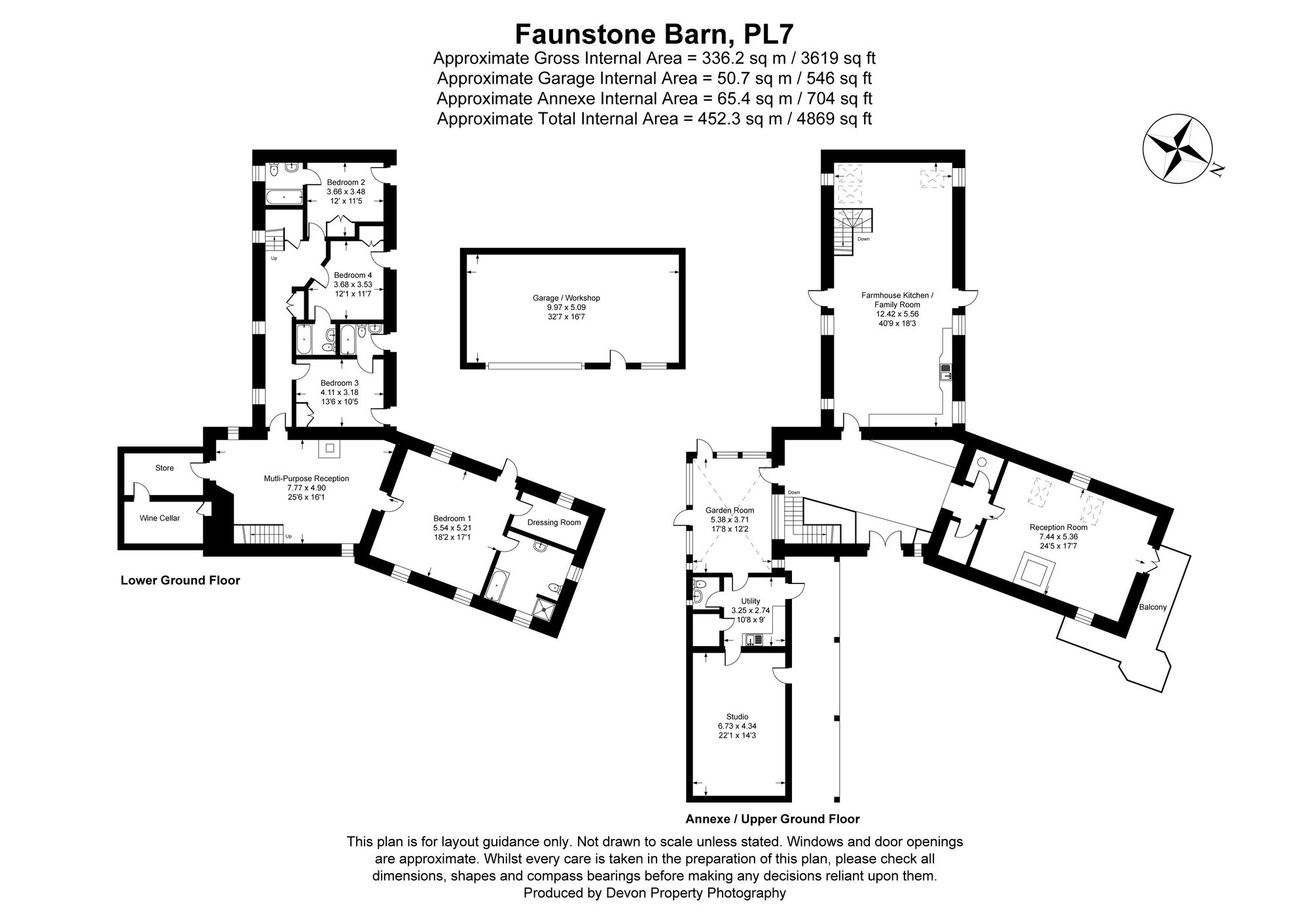 Faunstone Barn, Plymouth floorplan