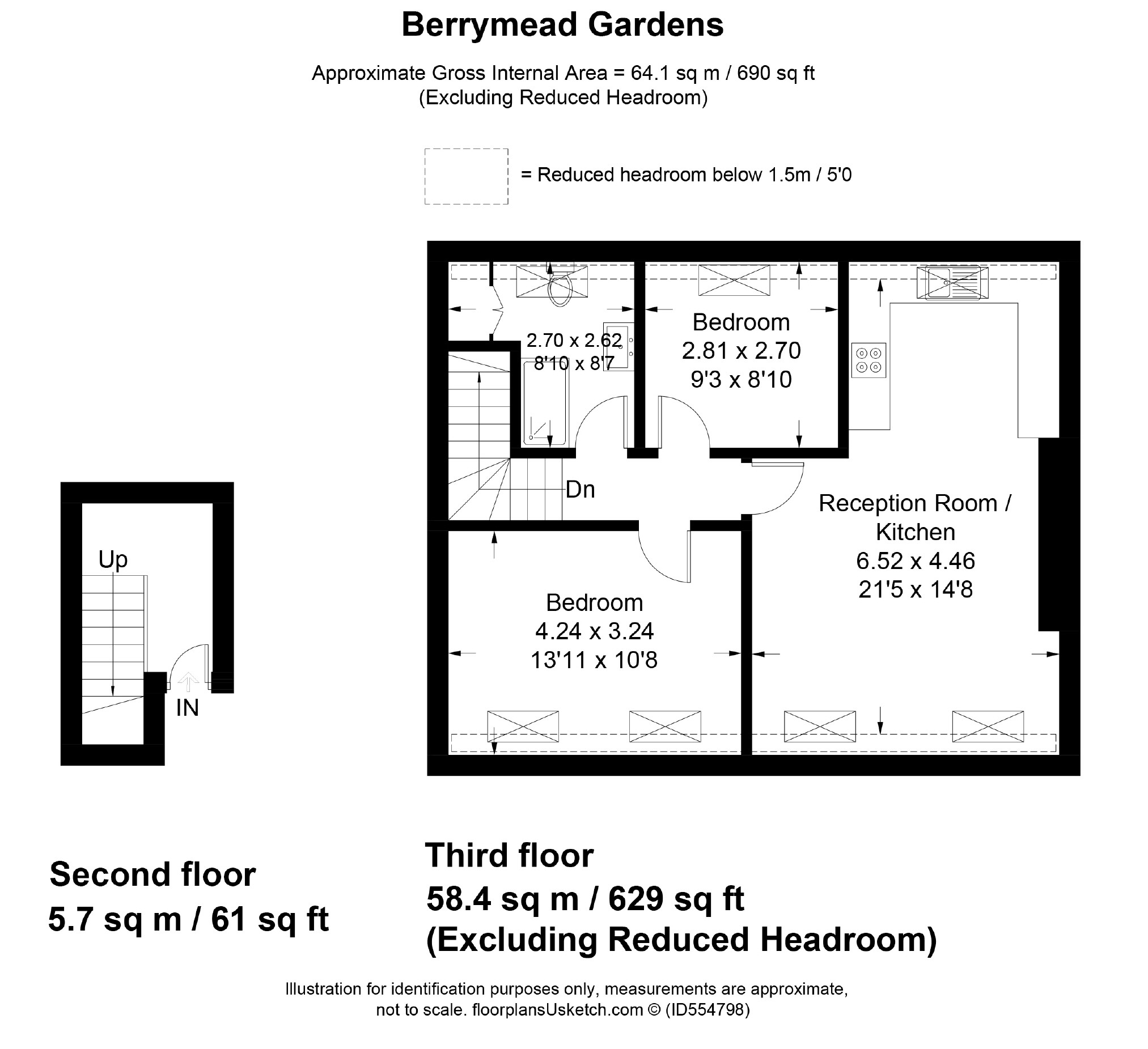 2 Bedrooms Flat for sale in Berrymead Gardens, London W3