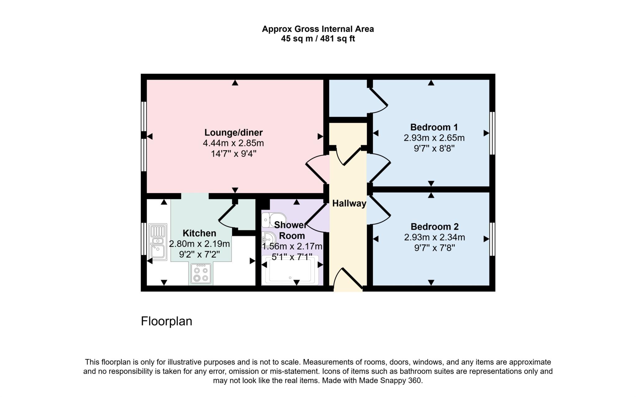 85, Harbour Street, Nairn floorplan