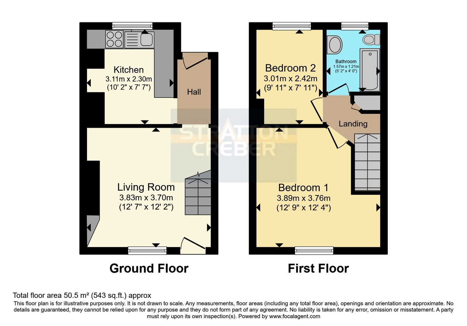100, Canfield Terrace, Cornwall floorplan