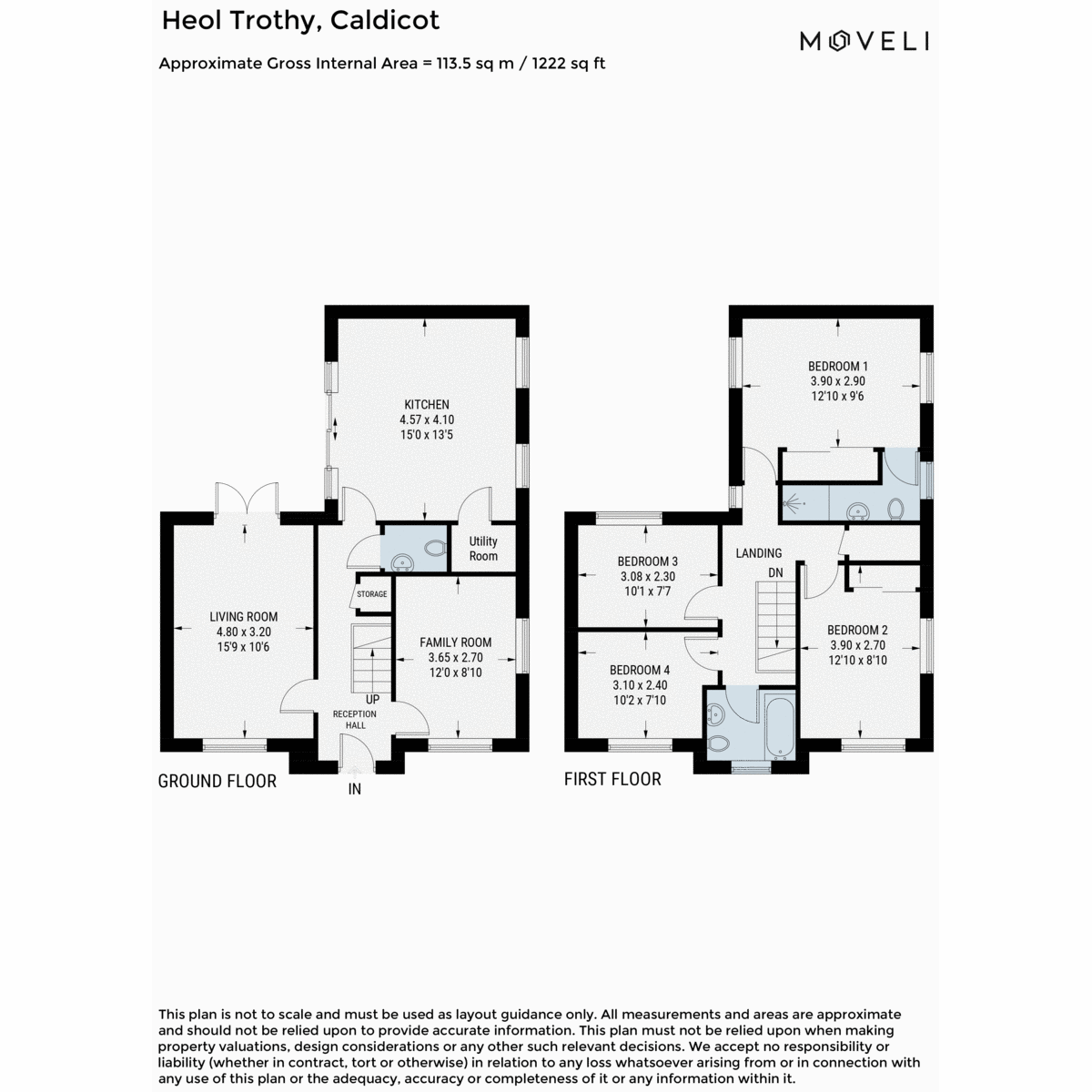 5, Heol Trothy, Caldicot floorplan