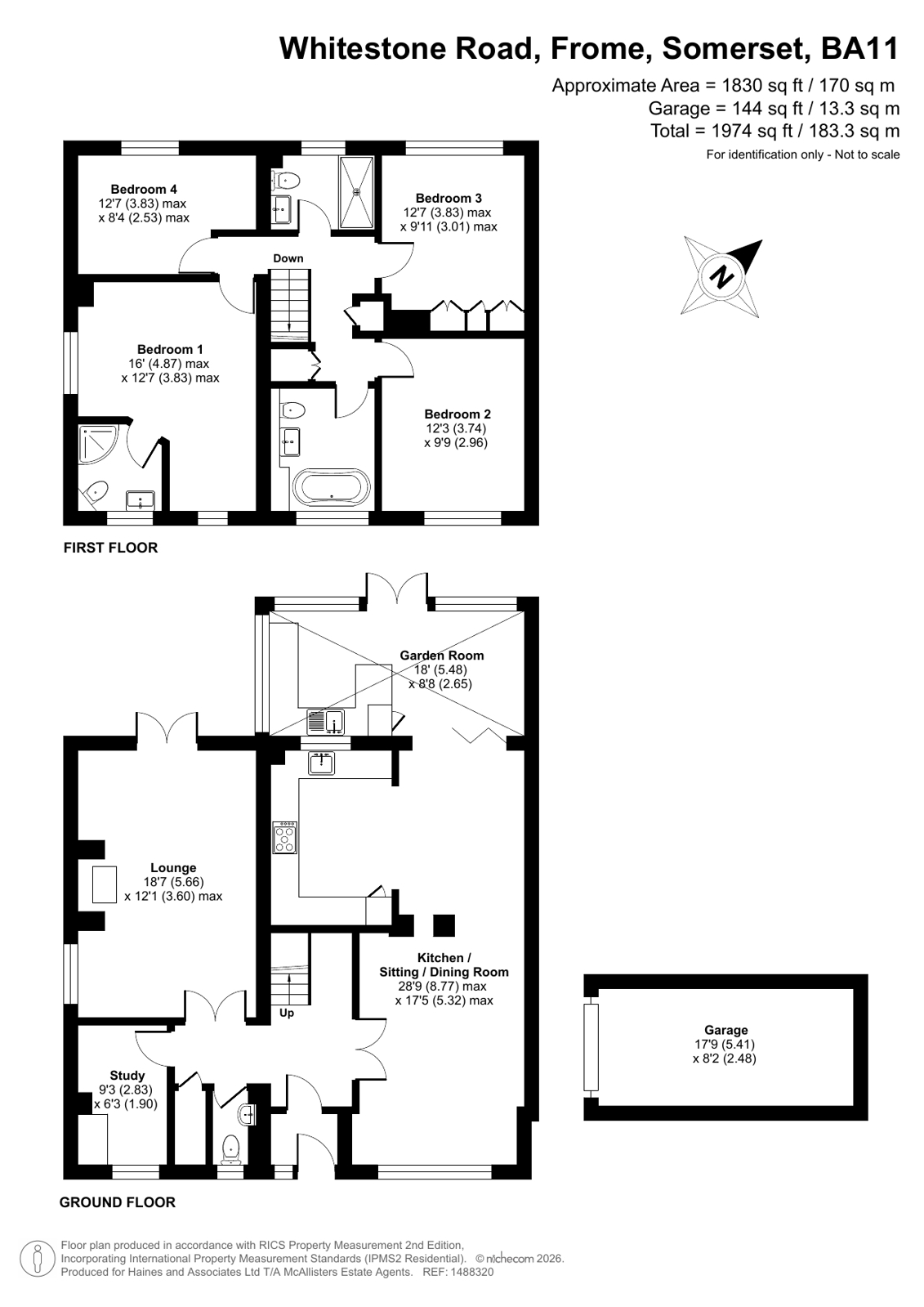41, Whitestone Road, Somerset floorplan