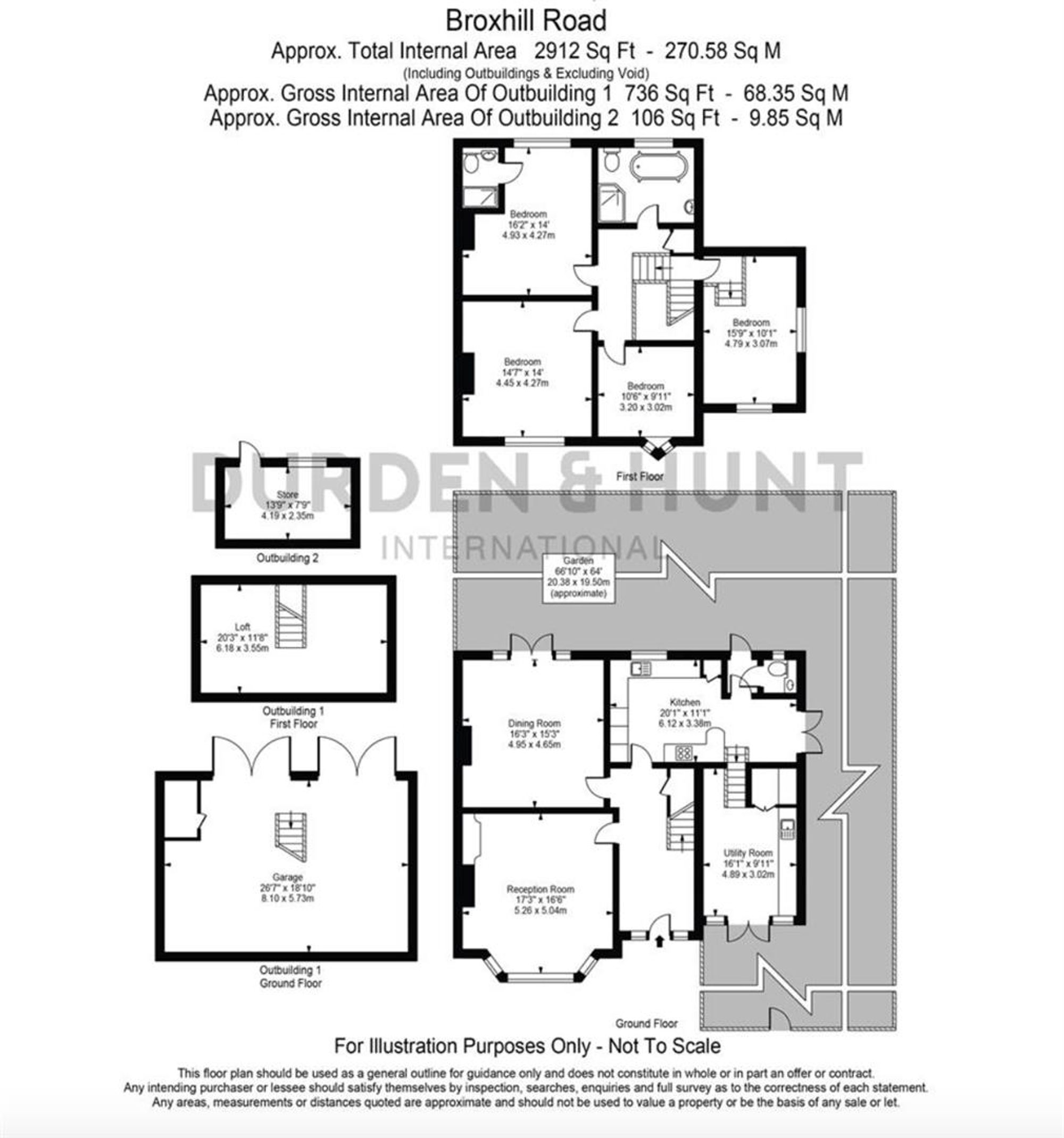 Whitcombe Broxhill Road, Romford floorplan