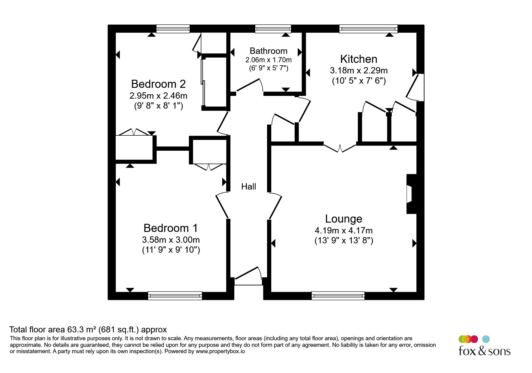 9, Pinnex Moor Road, Tiverton floorplan