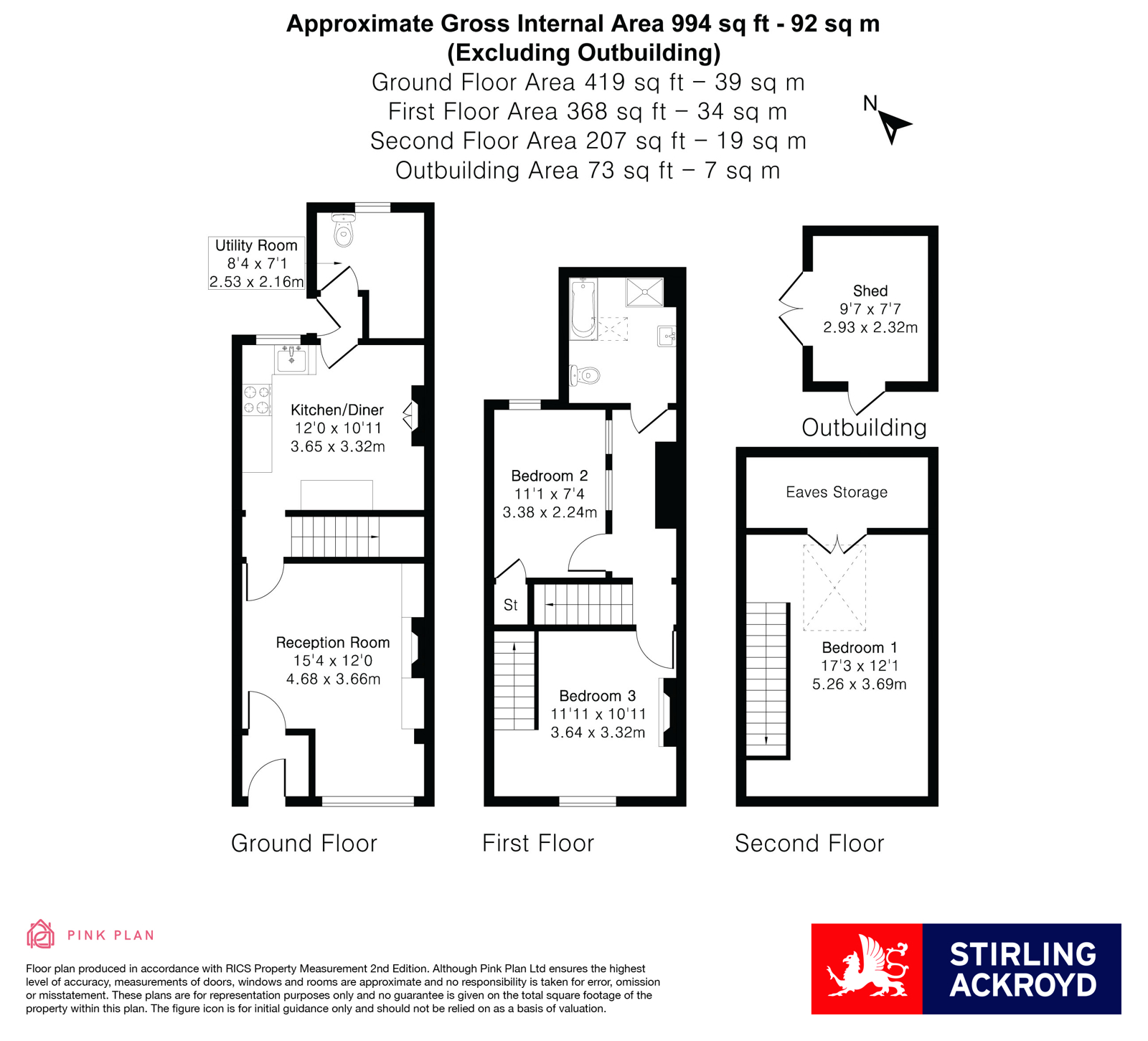 21, Alexandra Road, Egham floorplan