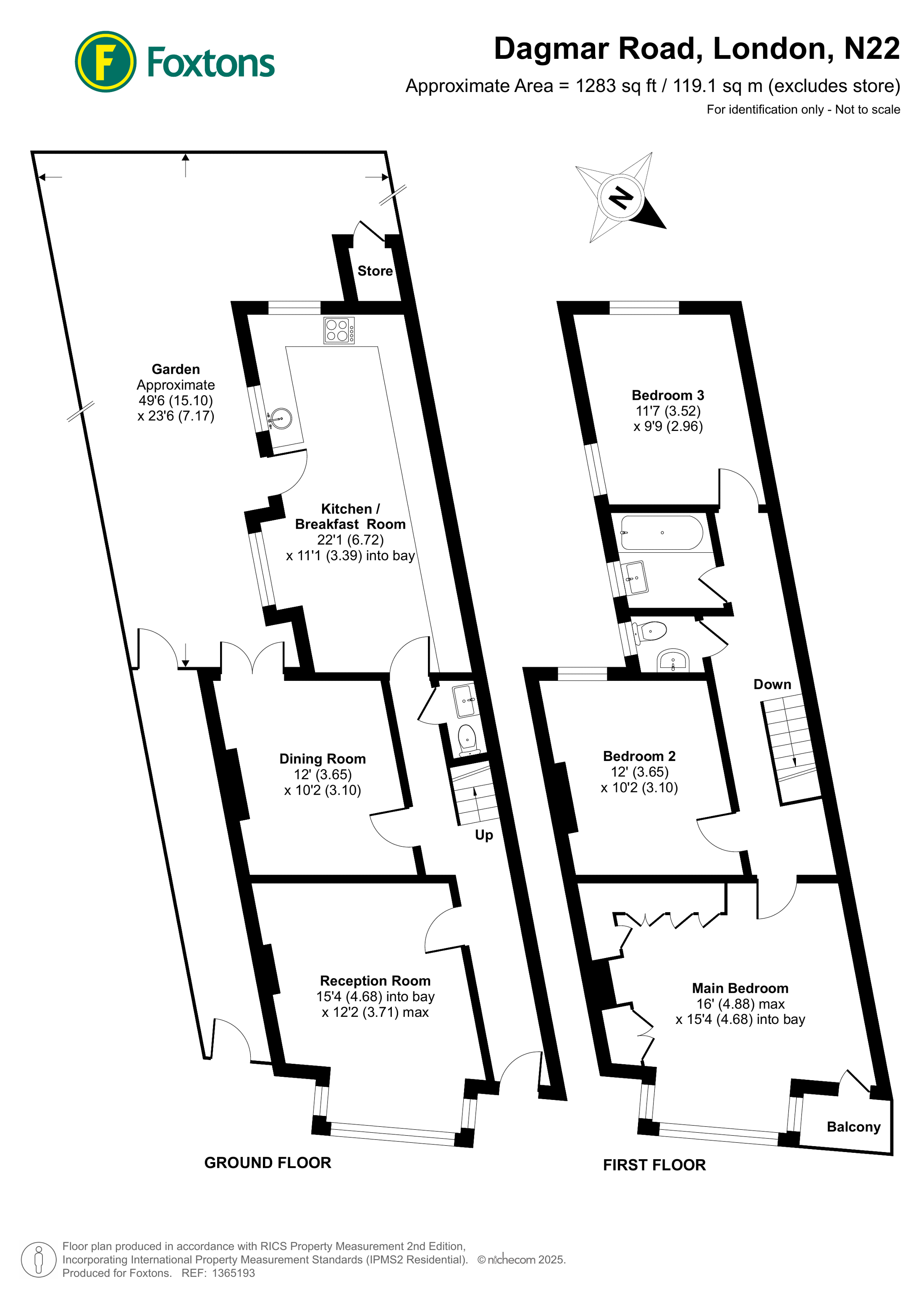 27, Dagmar Road floorplan