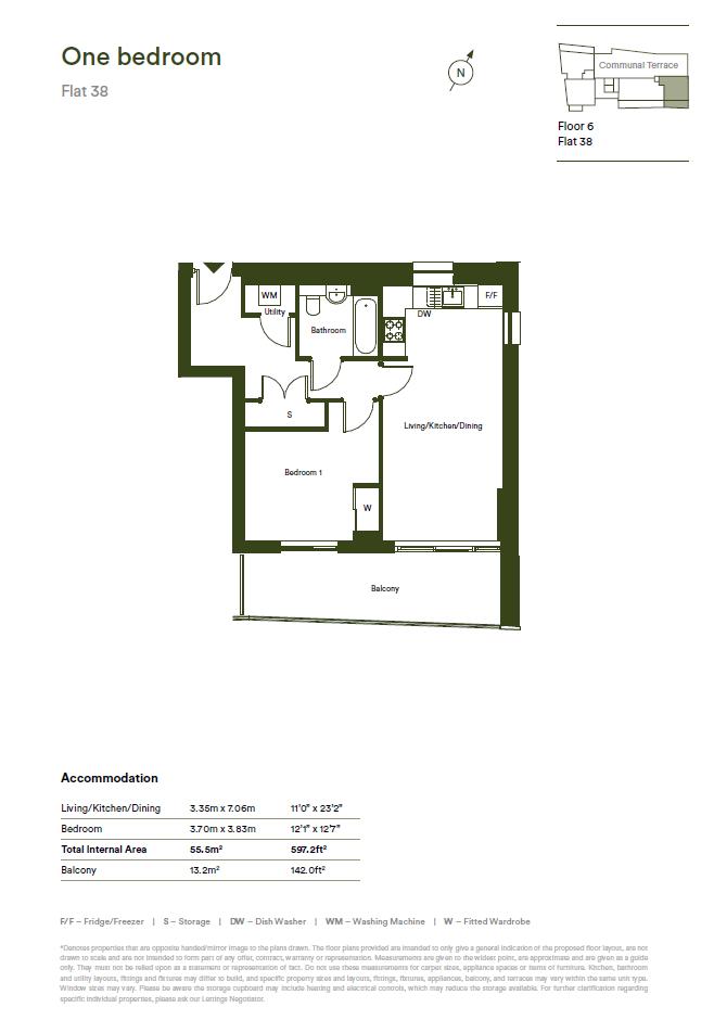 38 Carver House, Alpini Road, London floorplan
