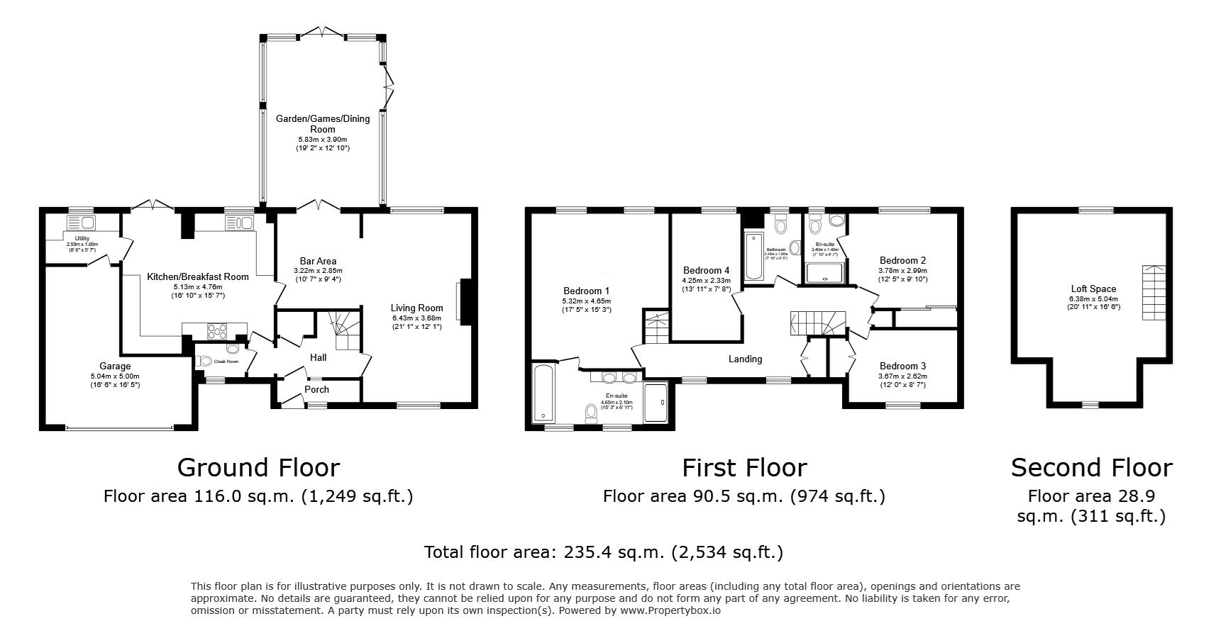 Archie, Elmore Back, Gloucester floorplan