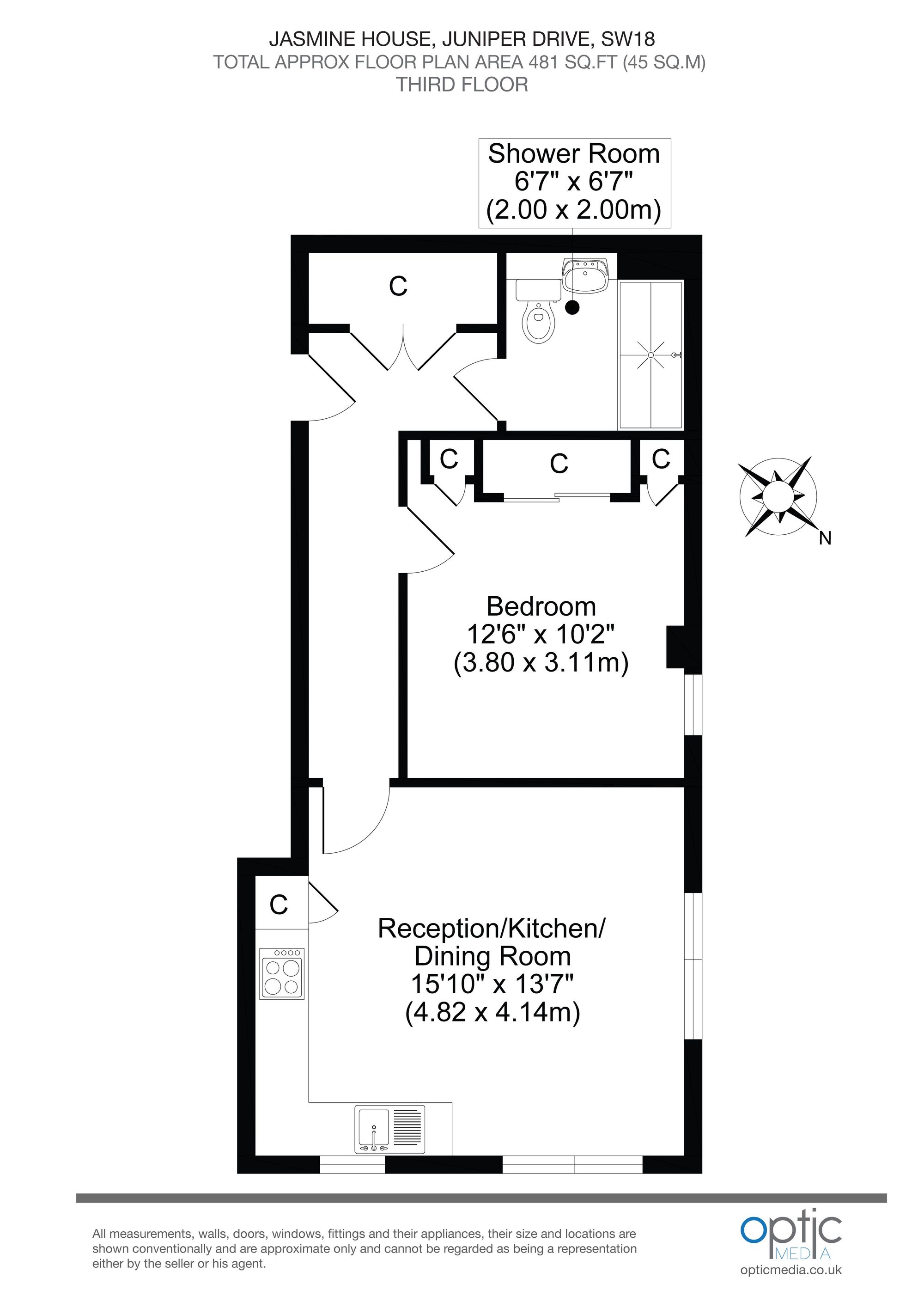 21 Jasmine House Juniper Drive, London floorplan