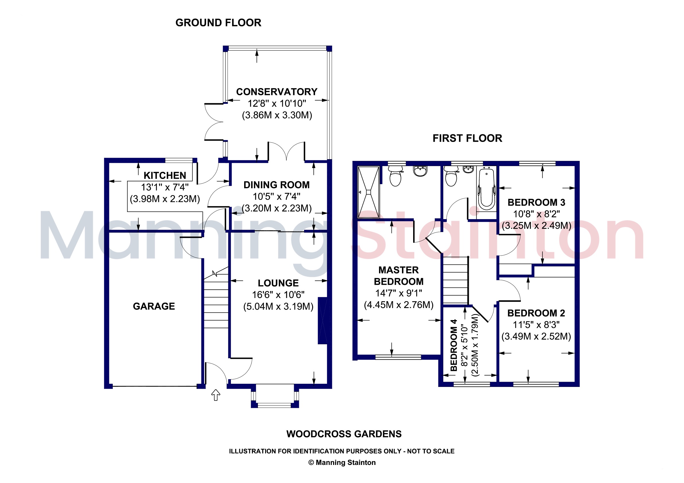 14, Woodcross Gardens, Leeds floorplan