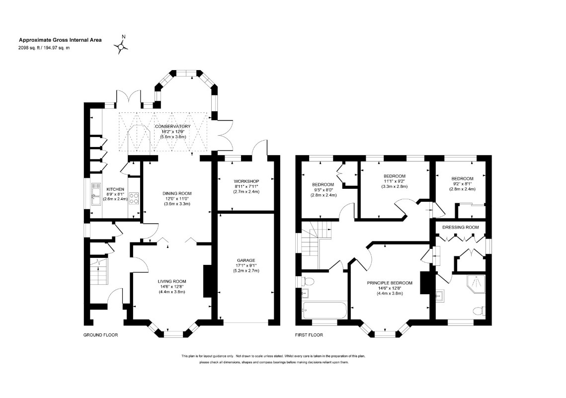 58, Connaught Road, Woking floorplan