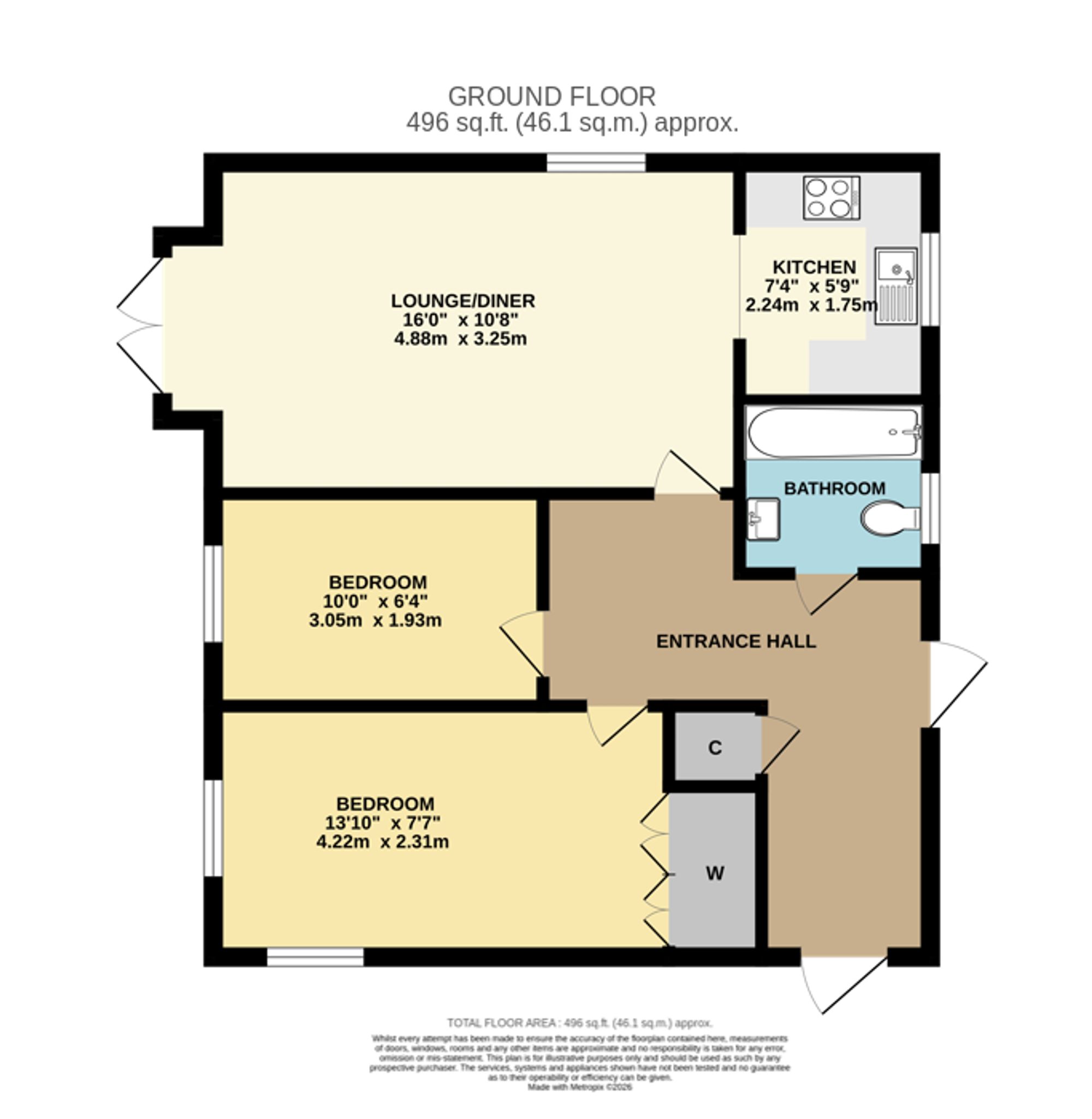 4 Lindal Court Allen Road, Southampton floorplan