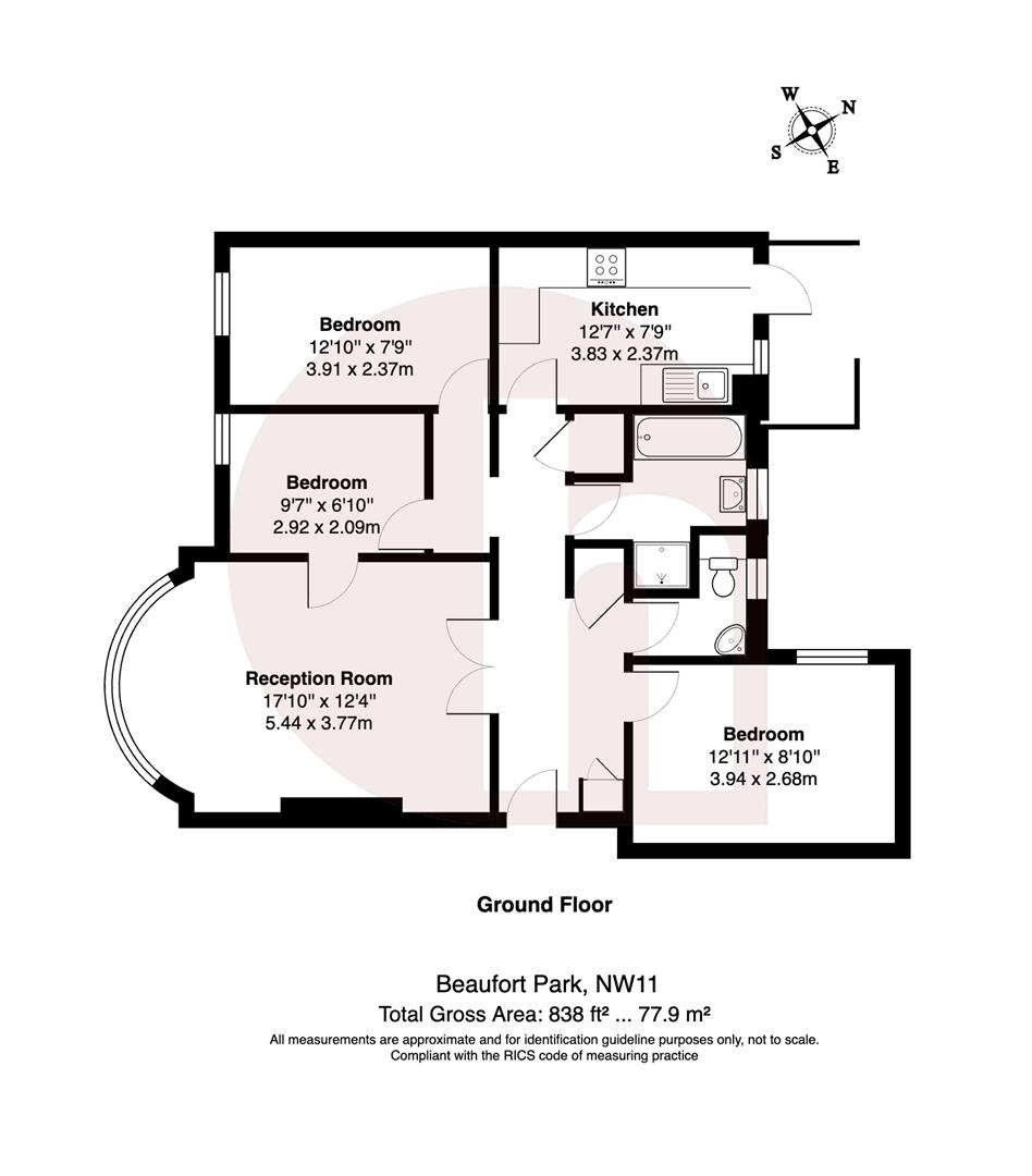 148, Beaufort Park, London floorplan