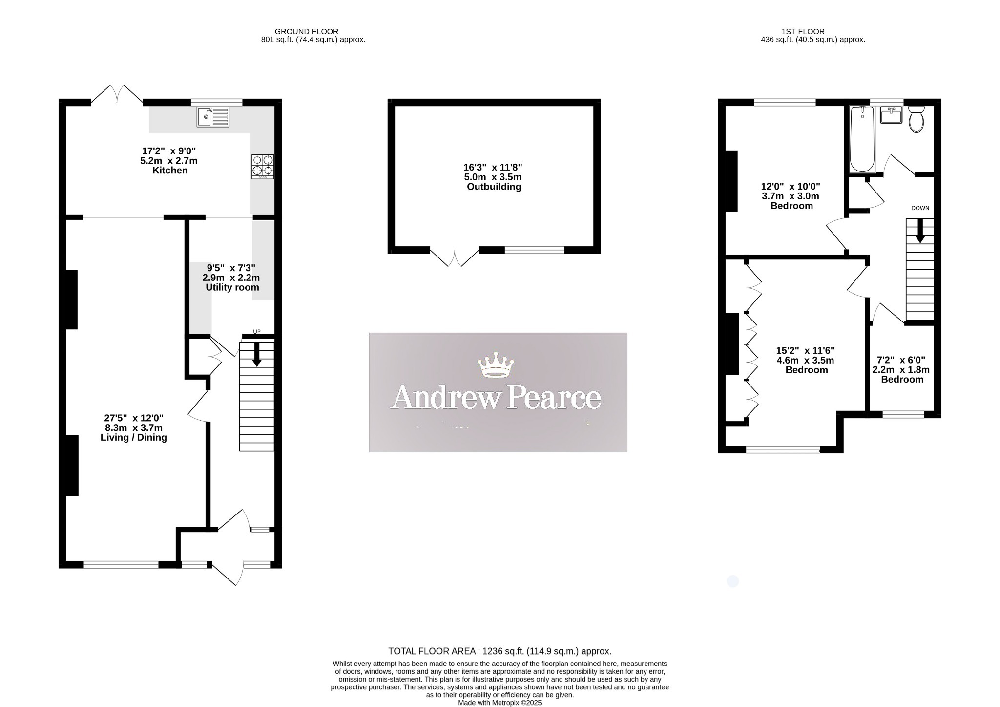 61, Bouverie Road, Harrow floorplan