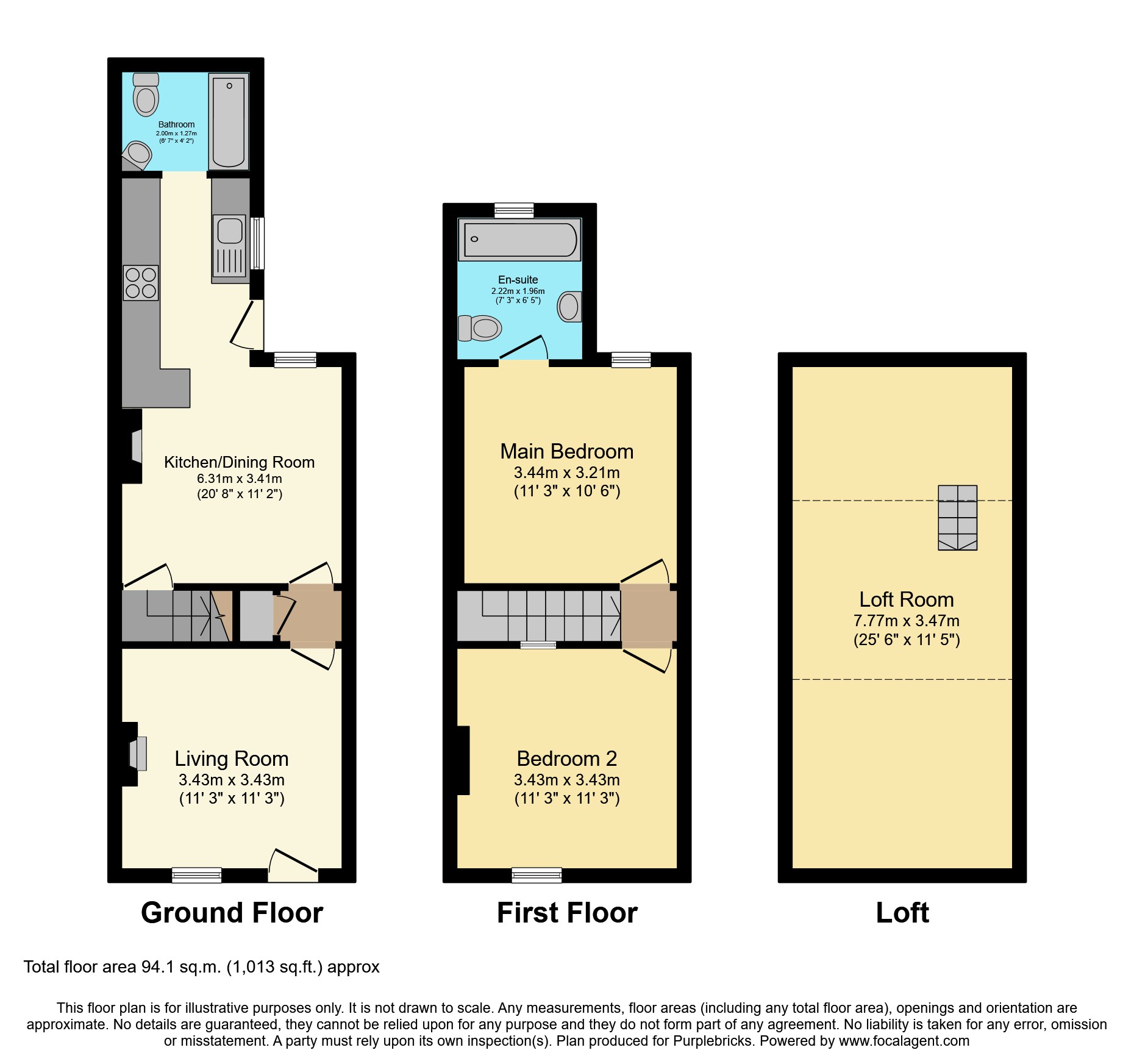 122, Edward Street, Grantham floorplan