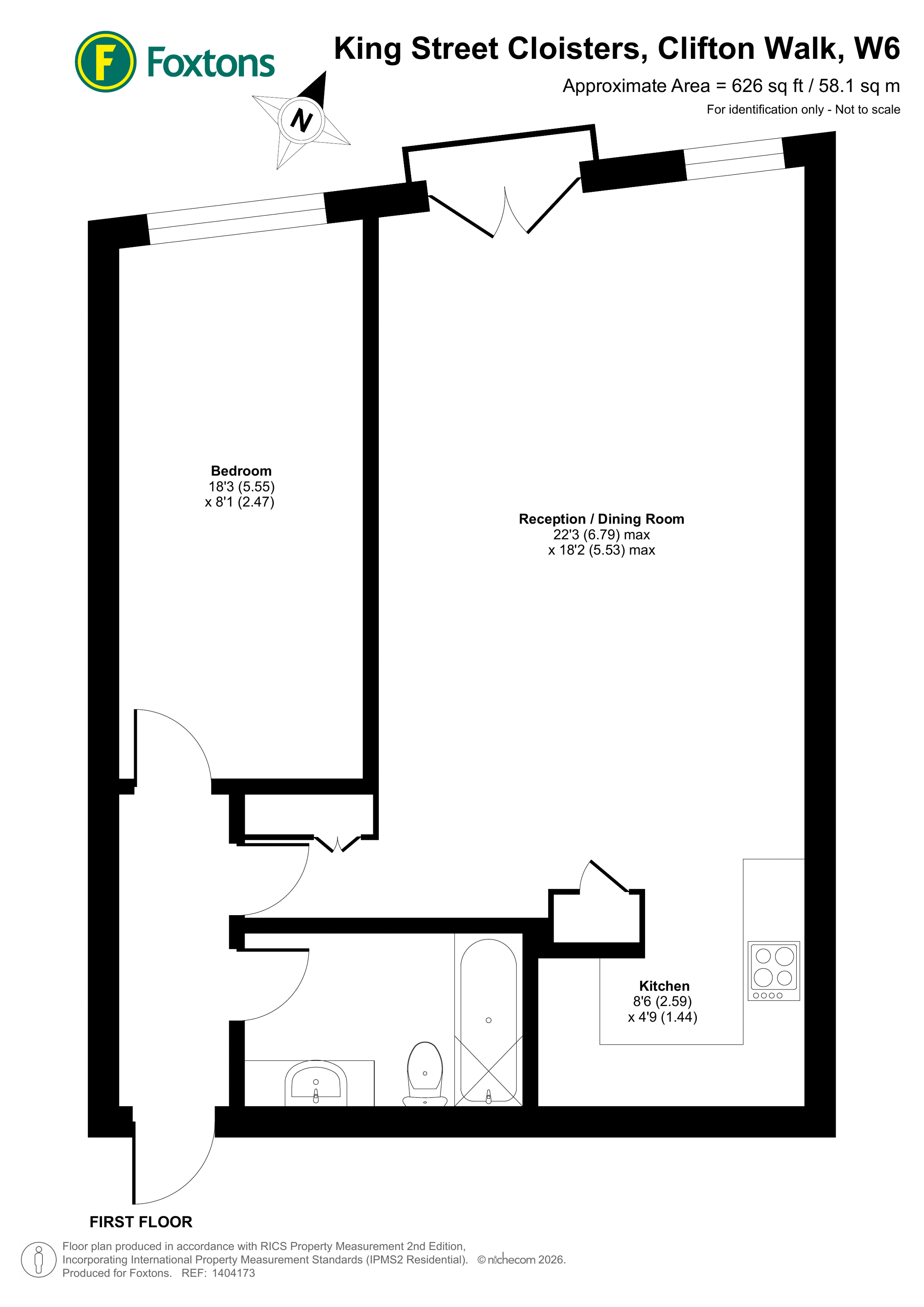 Clifton Walk, Hammersmith floorplan