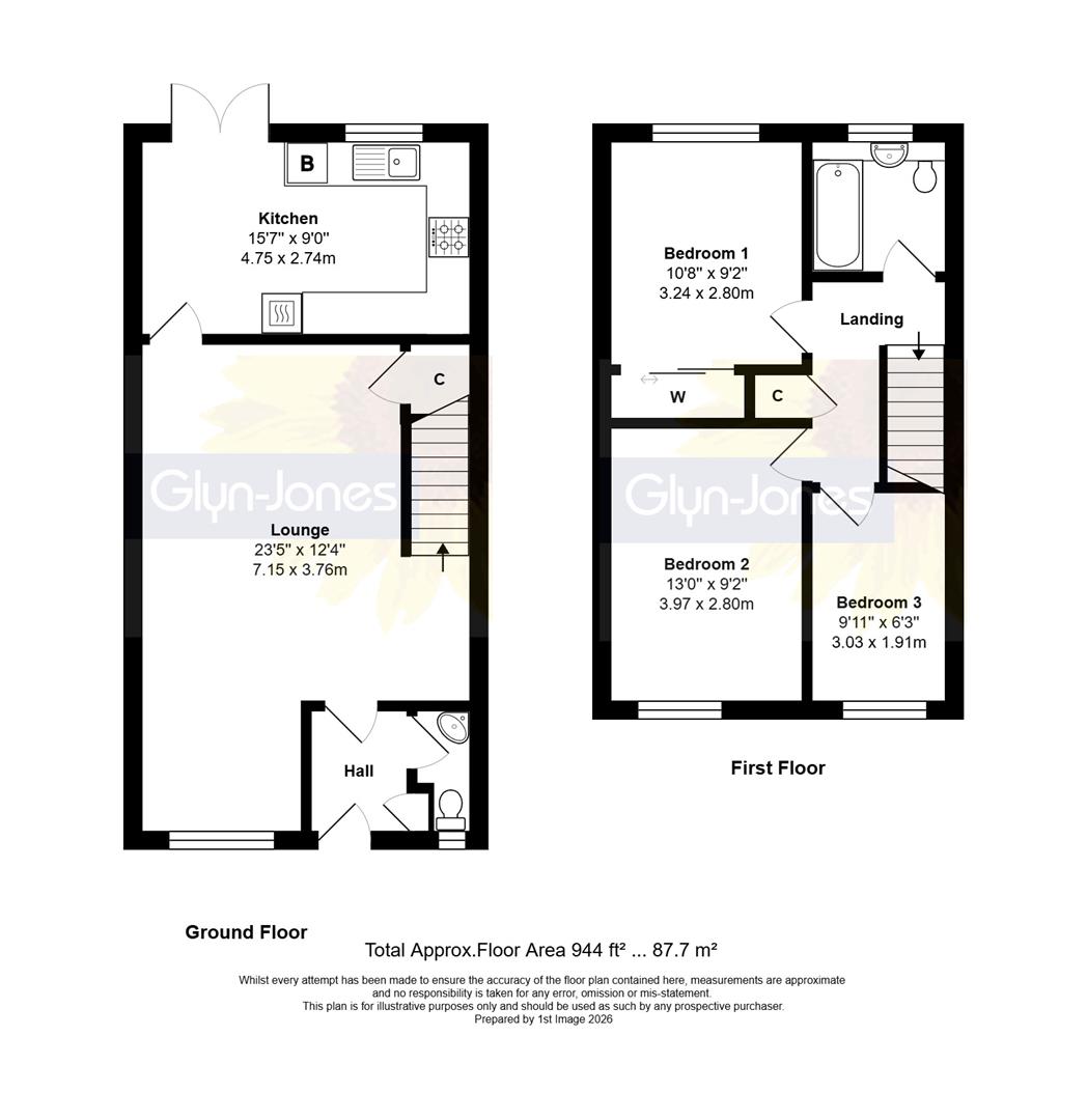 11, Douglas Close, Arundel floorplan