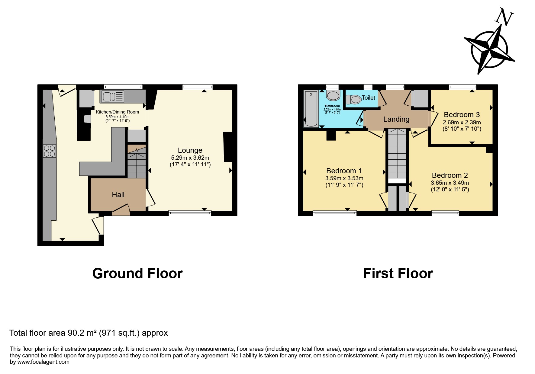 7 Crofts Estate, Sandford, Crediton floorplan