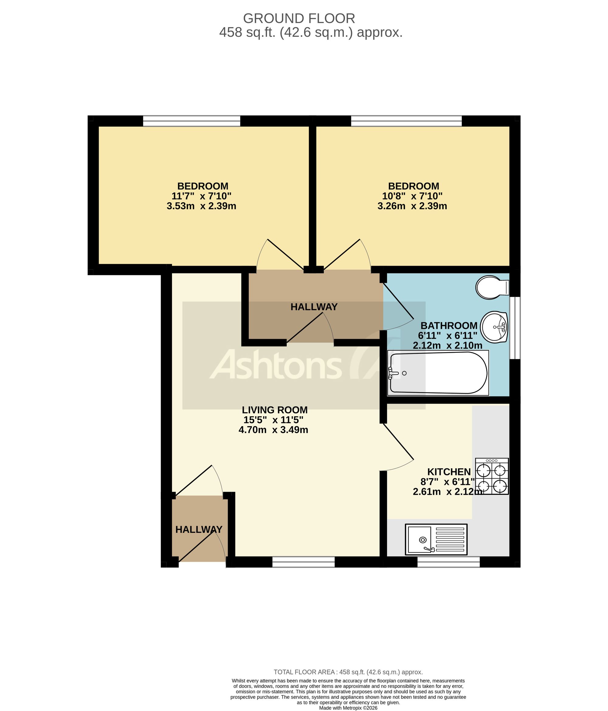 6 Greenall Street, Wigan floorplan