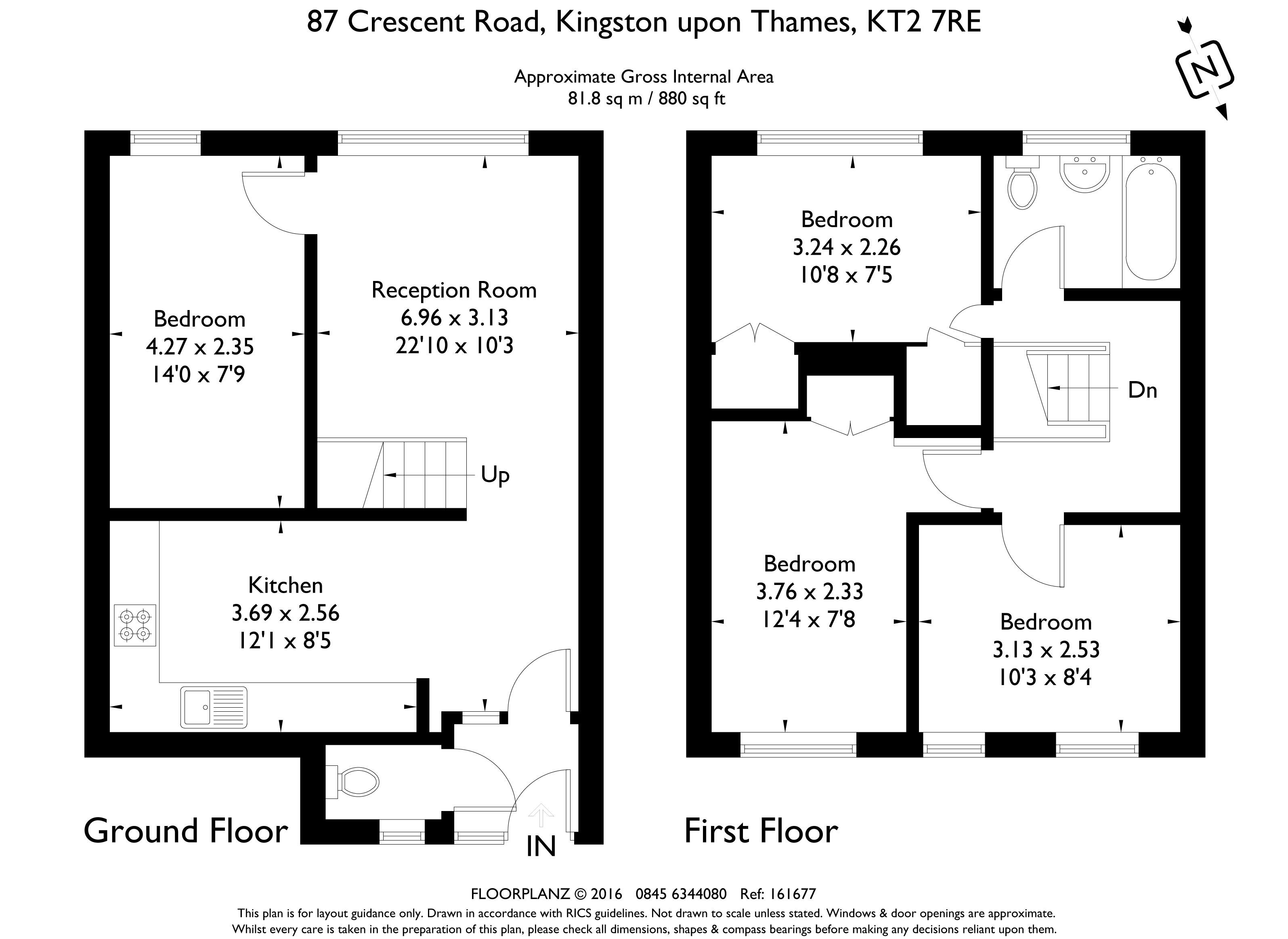 4 Bedrooms Flat to rent in Crescent Road, Kingston Upon Thames KT2