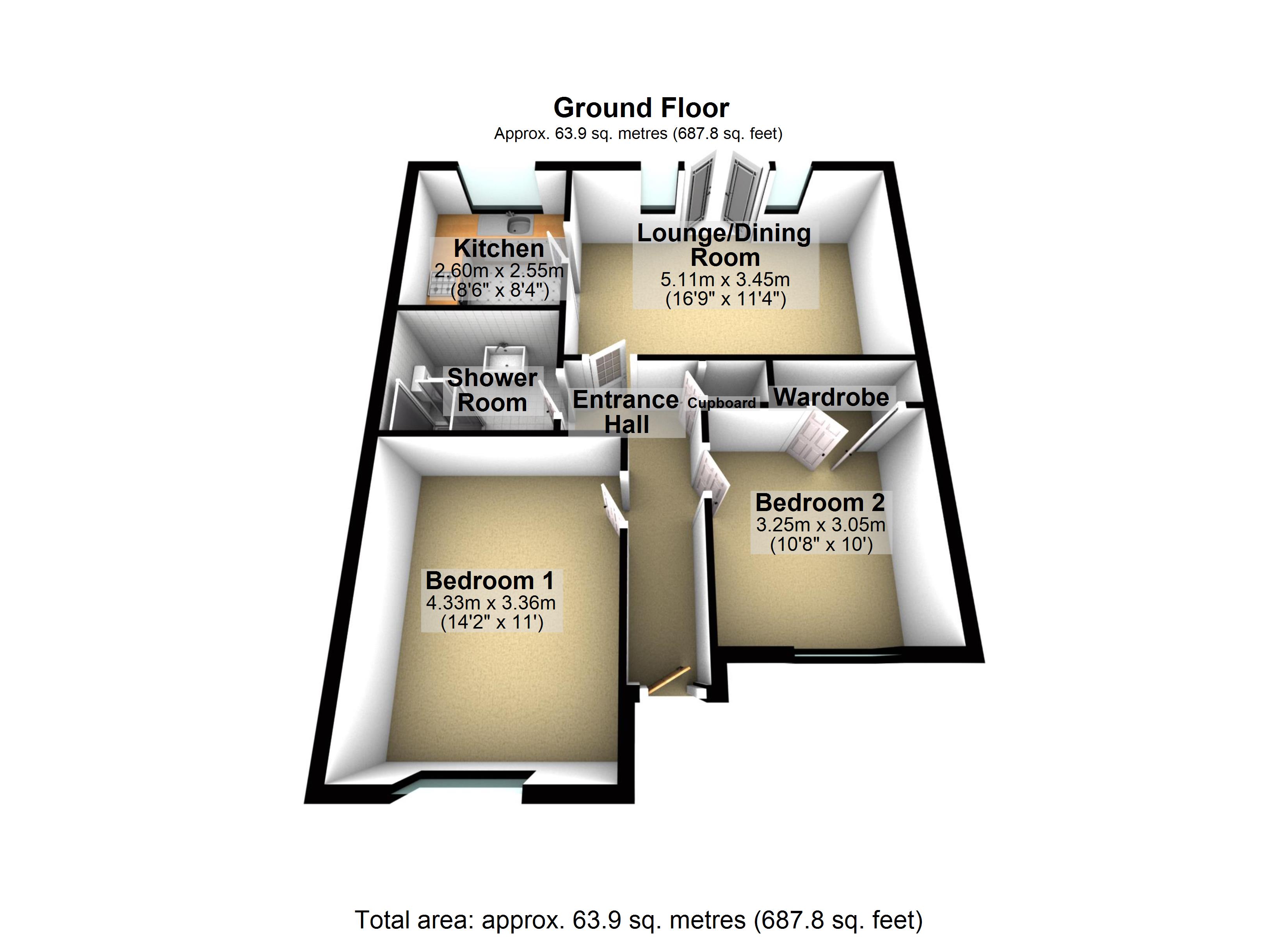 70, Waveney Road, Suffolk floorplan