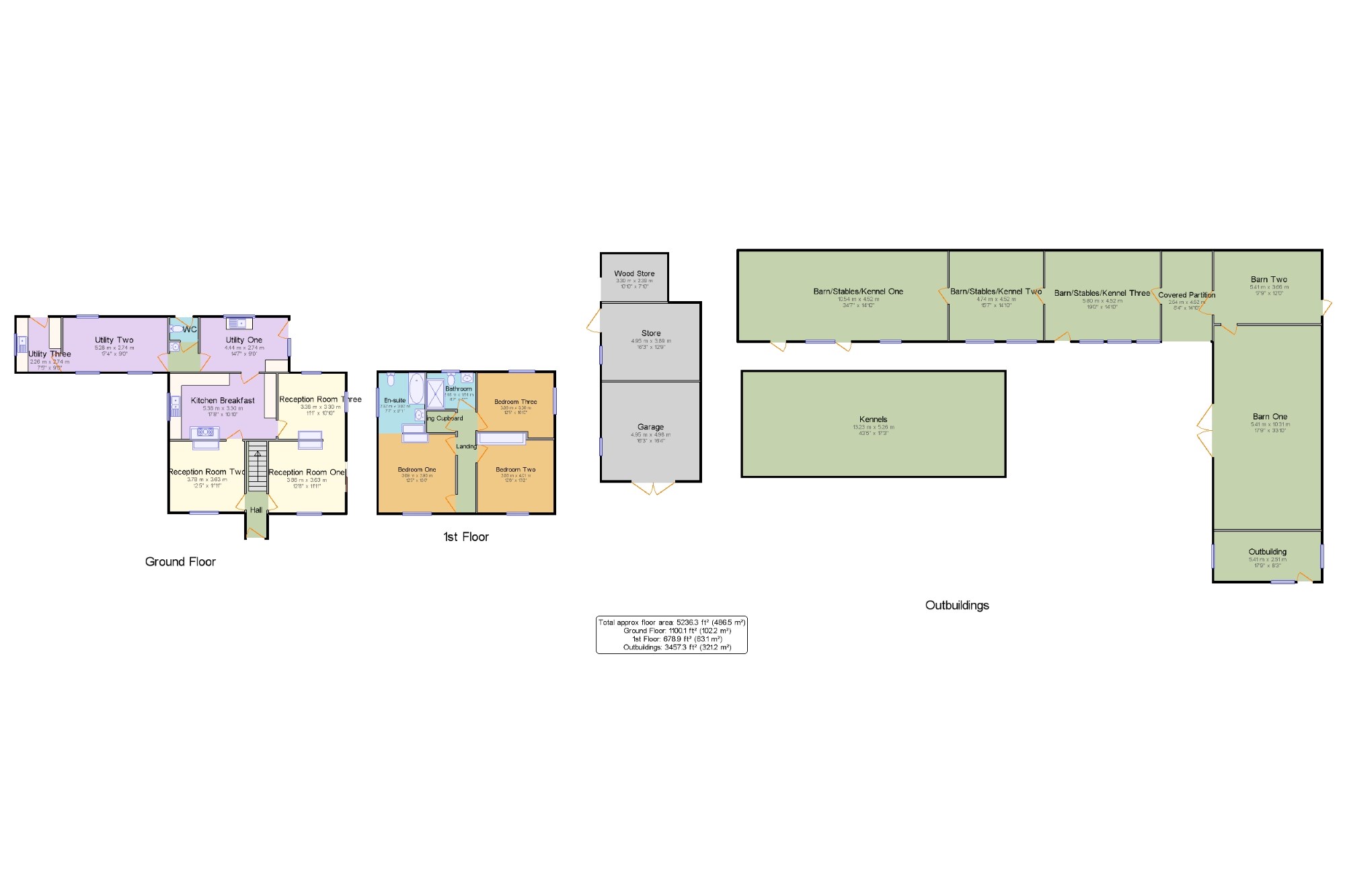 3 Bedrooms Equestrian property for sale in The Causeway, Bodle Street Green, Hailsham, East Sussex BN27