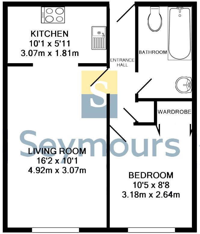 62, Seymour Way, Surrey floorplan
