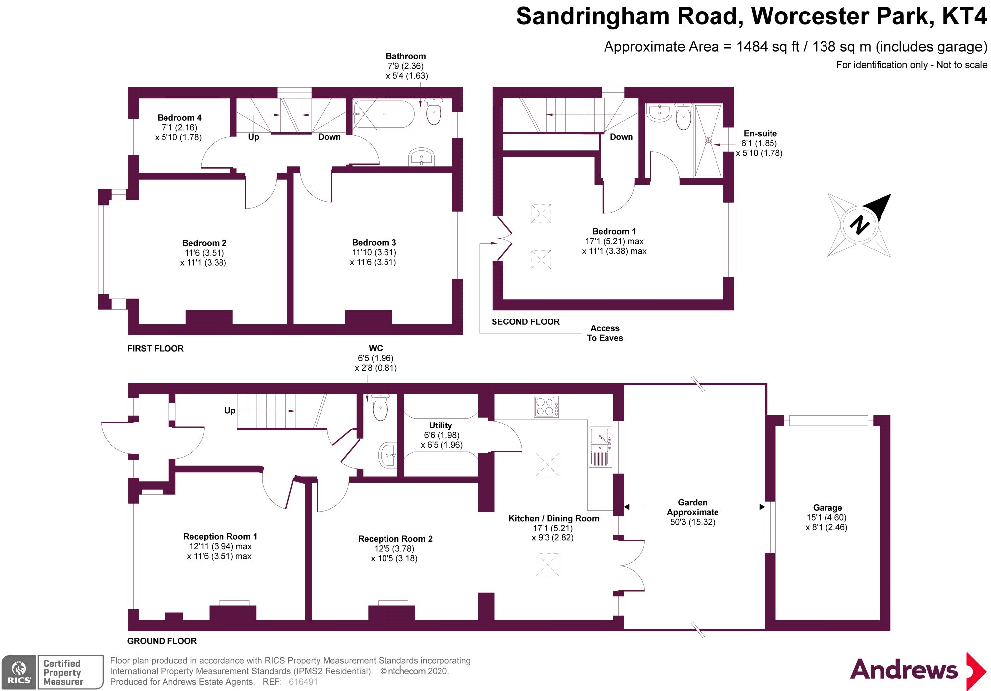 4 bed end terrace house for sale in Sandringham Road, Worcester Park