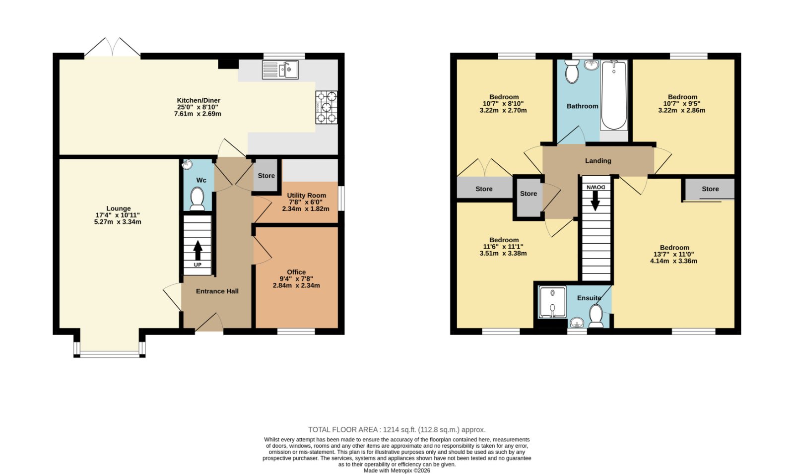 16, Stonechat Way, Ashford floorplan