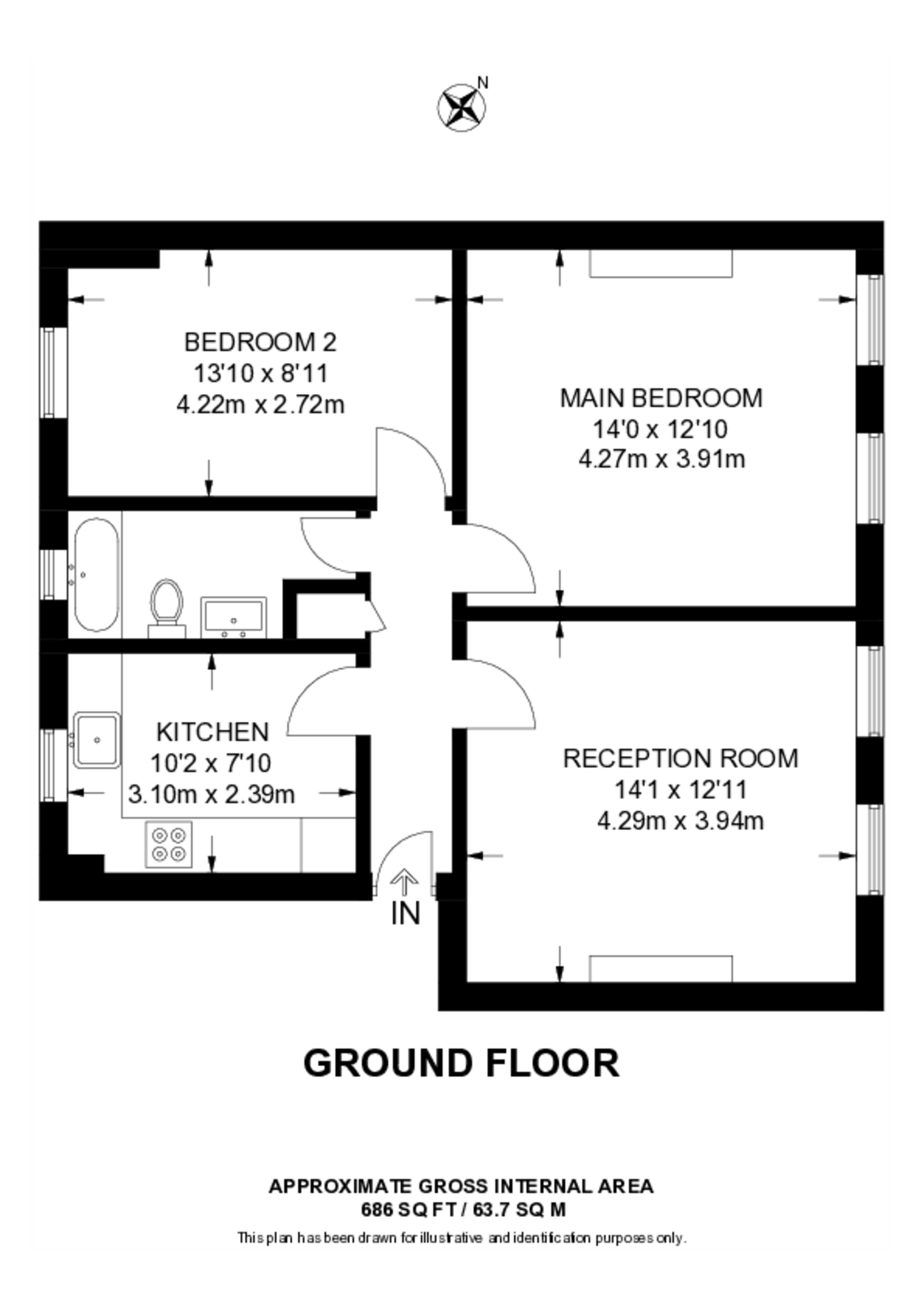 Causton Street, Westminster floorplan