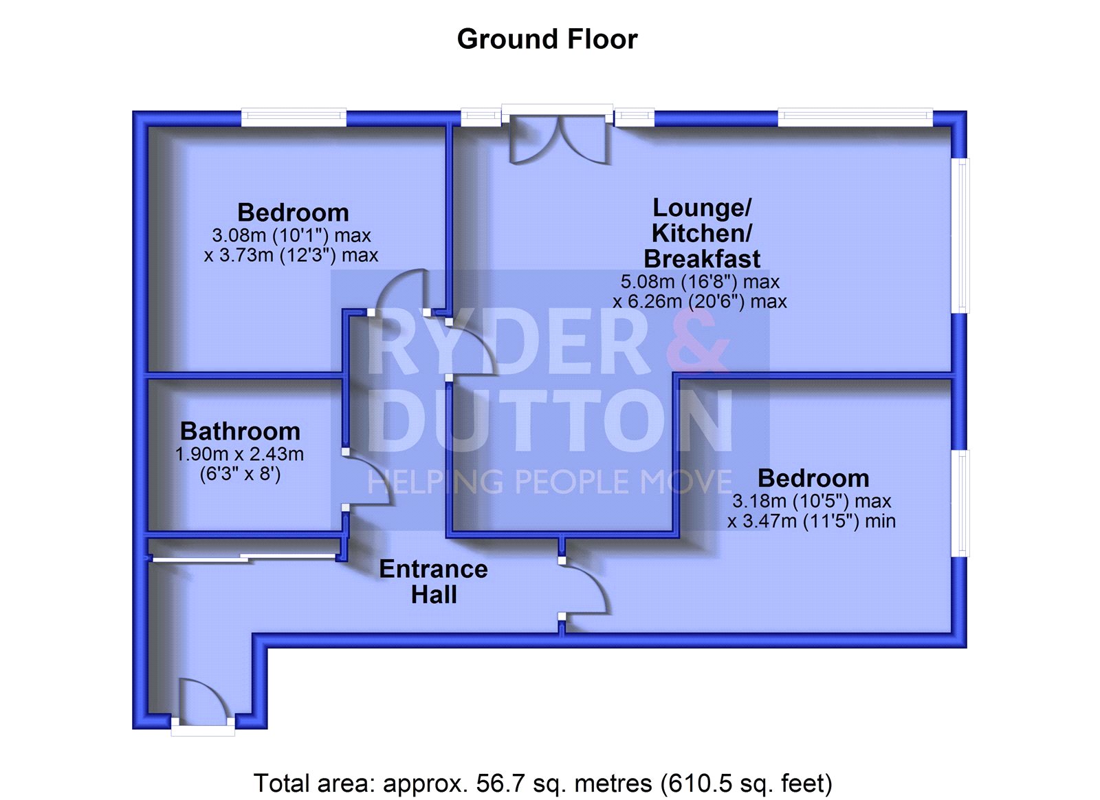 Herons Reach, Oldham floorplan