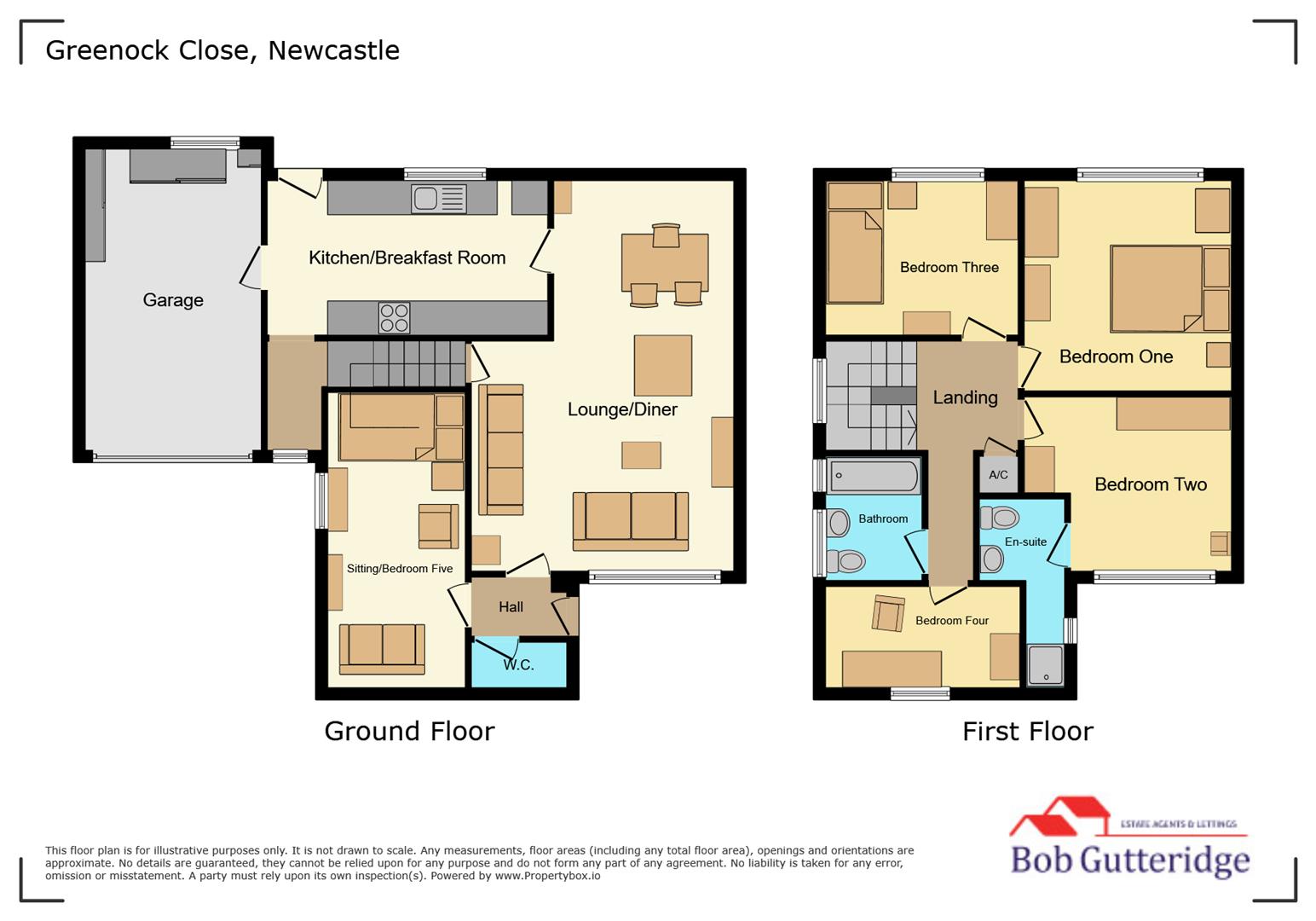 Greenock Close, Newcastle floorplan