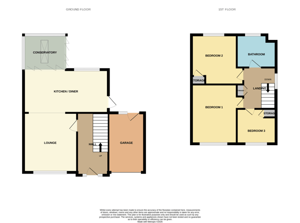 182, Conway Avenue, Great Wakering floorplan