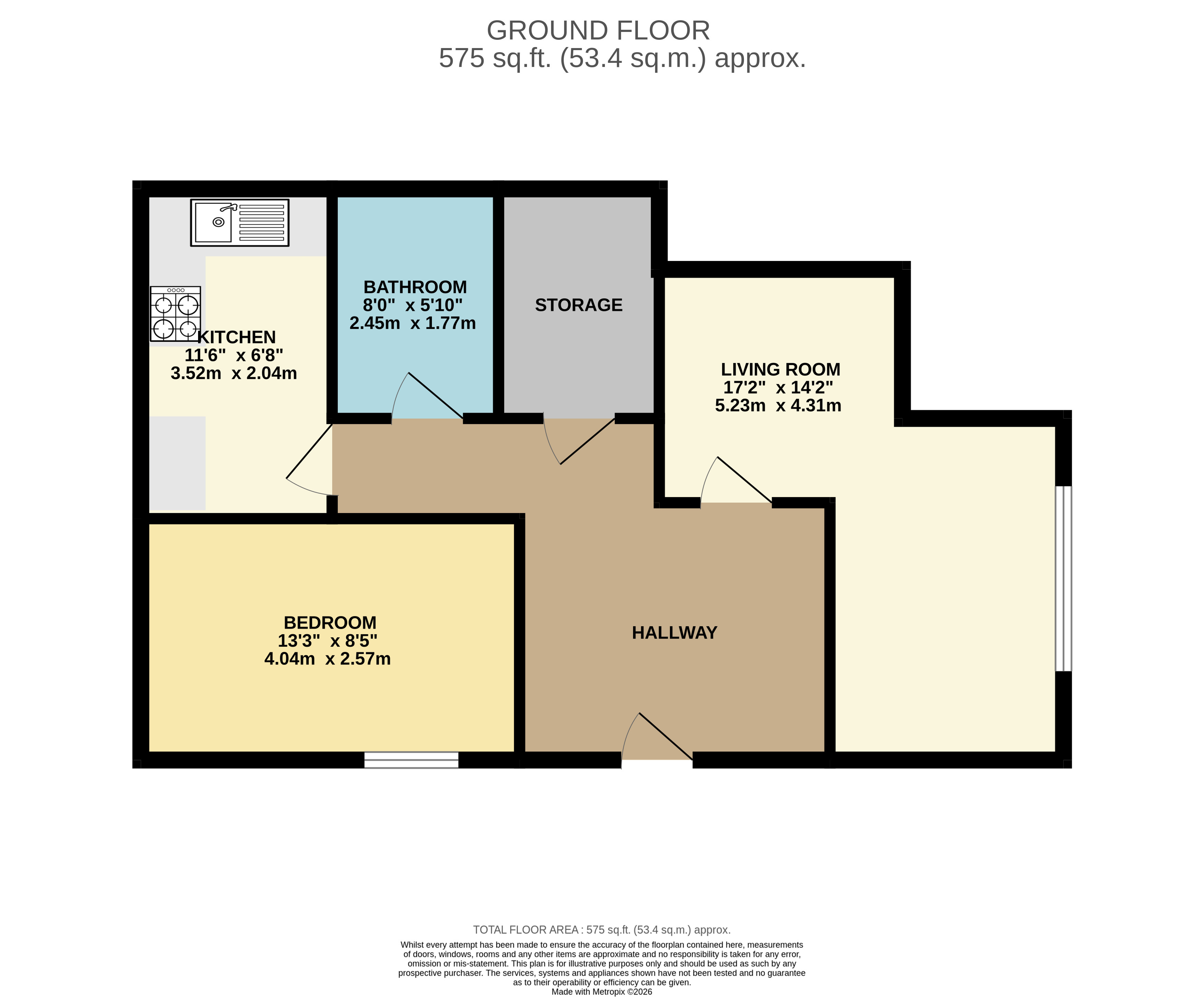 Apt 5, Delta House, Romiley floorplan