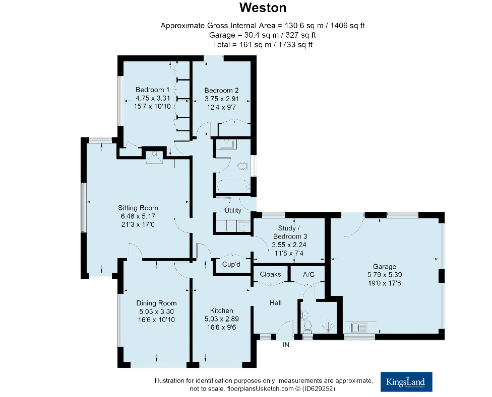 Weston,, North Road, Sherborne floorplan