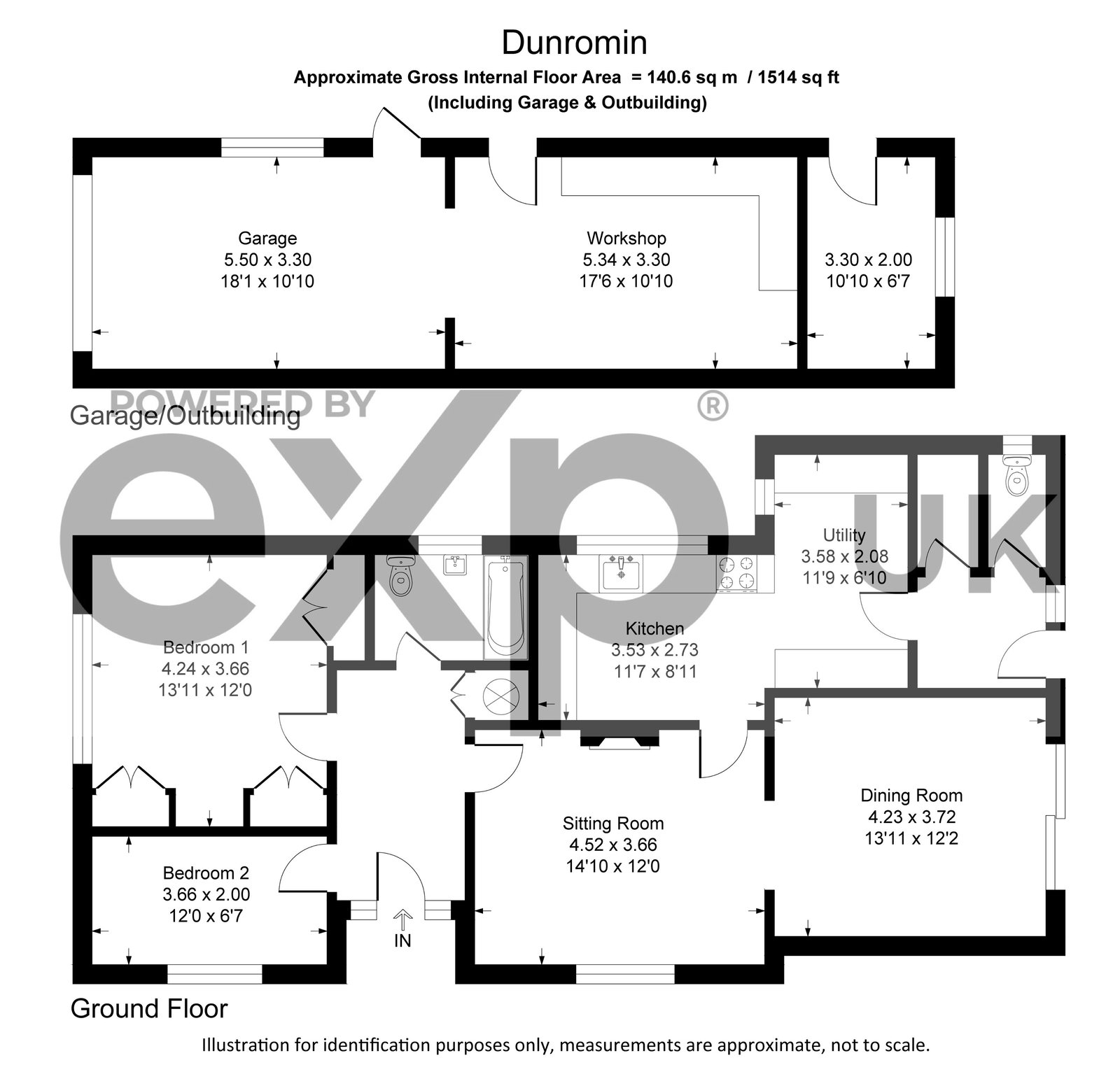 Dunromin, Butt Lane, Beverley floorplan
