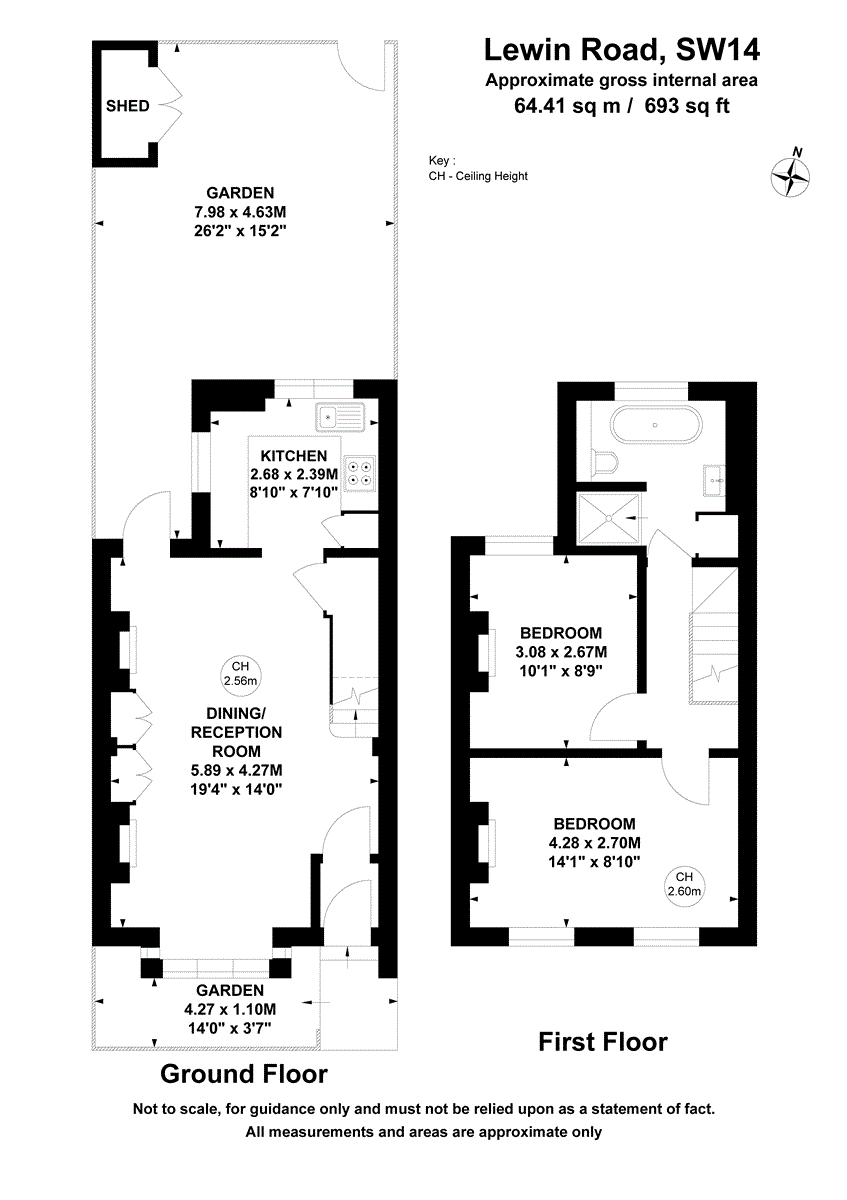 9 Lewin Road, London floorplan