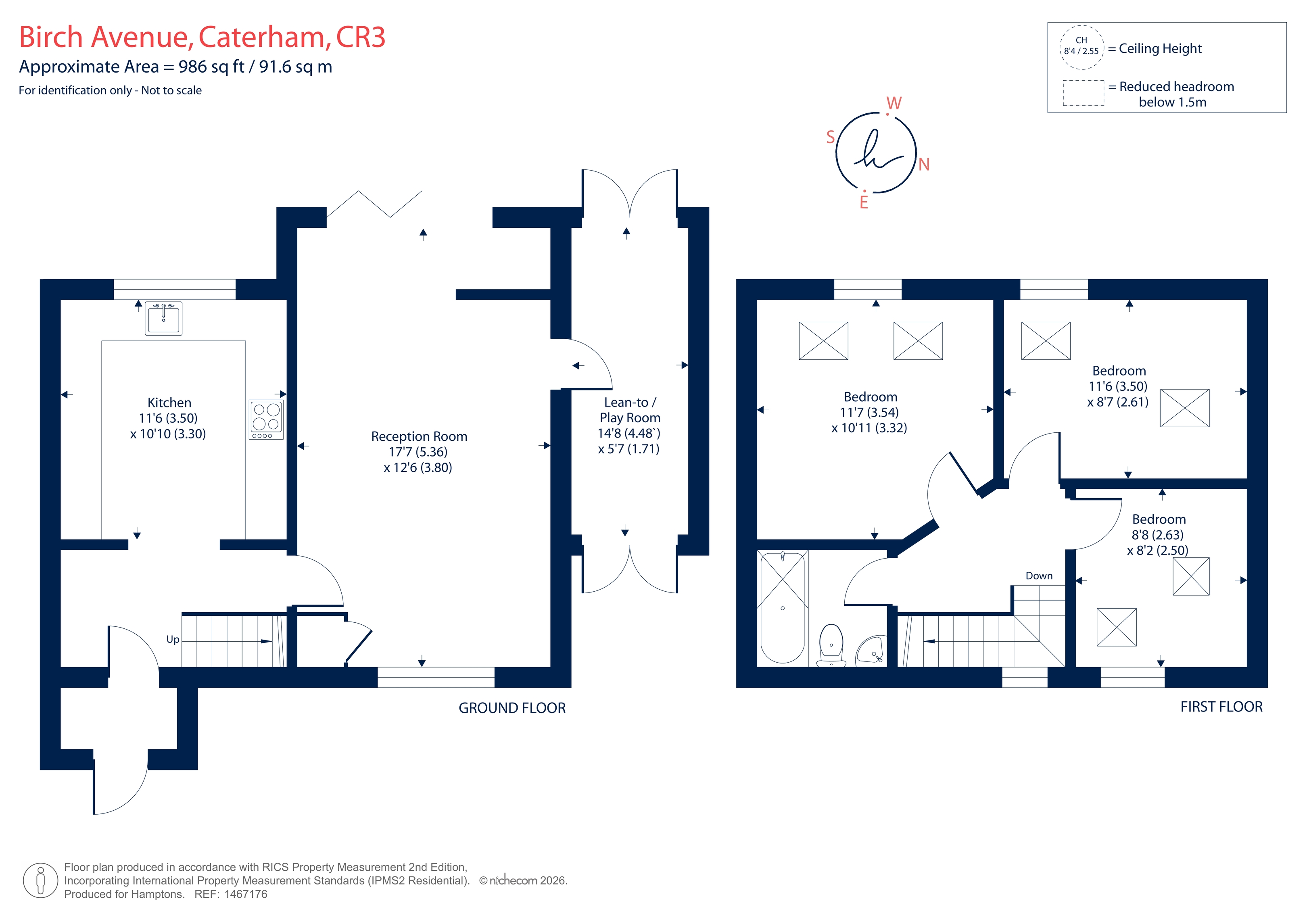 1, Birch Avenue, Caterham floorplan