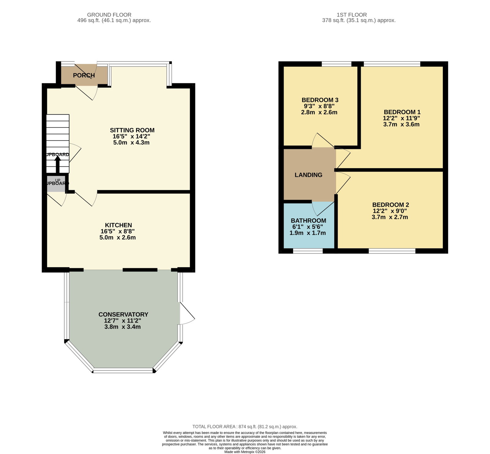 41, Greenway, Stockport floorplan