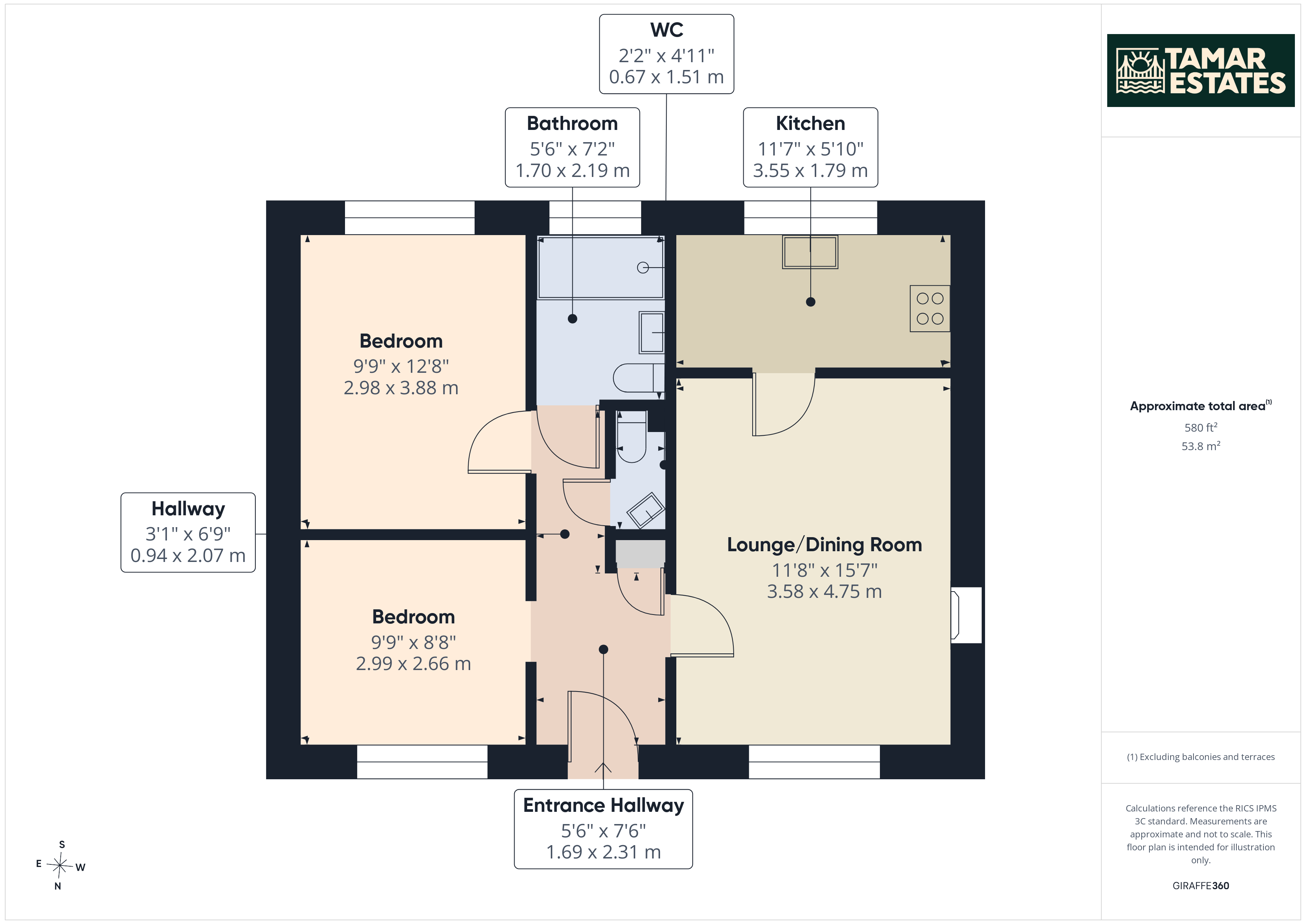 10 Barbican Court,, Barbican Road, Cornwall floorplan