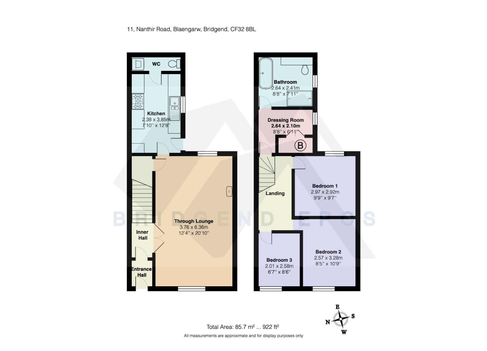 11 Nanthir Road, Bridgend floorplan