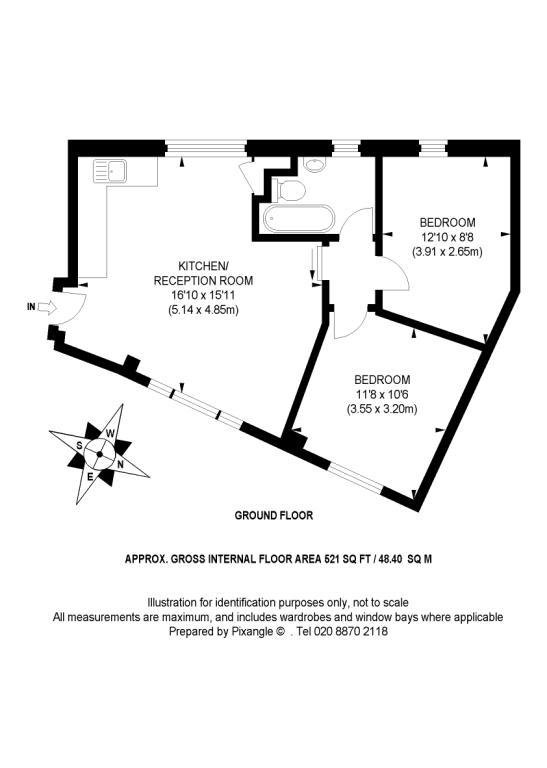 Trundleys Road, London floorplan
