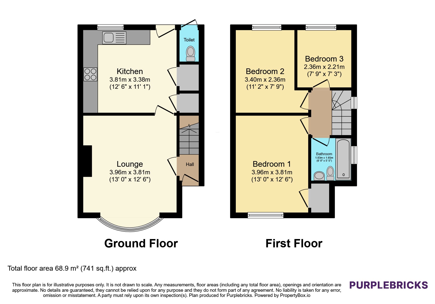 4, Michael Road, Wednesbury floorplan