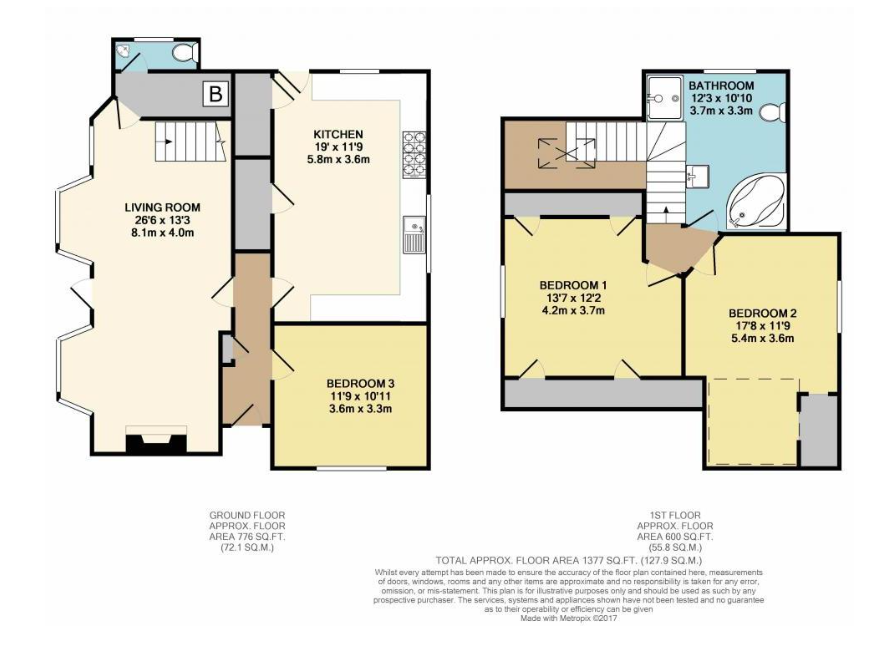21, Park Grove, Reading floorplan