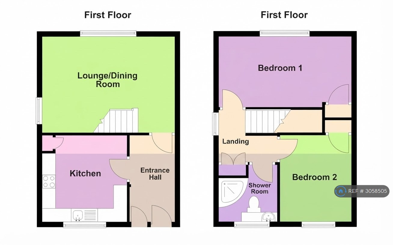 Pennard, Dunster Cresent, Weston-Super-Mare floorplan