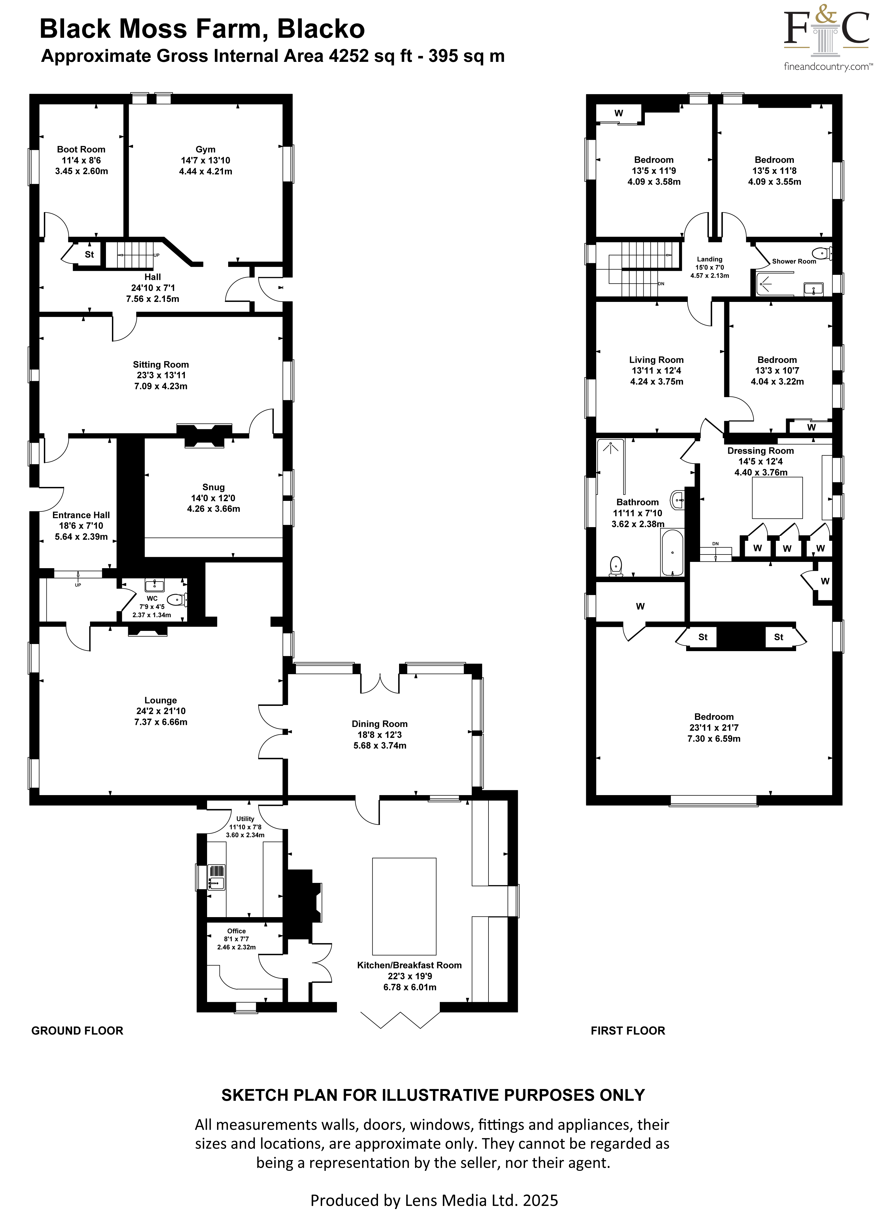 Black Moss Farm,, Black Moss Road, Blacko floorplan